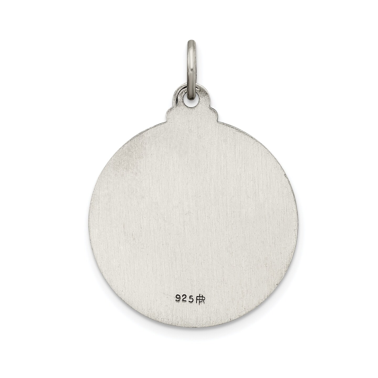 Sterling Silver Jesus Medal
