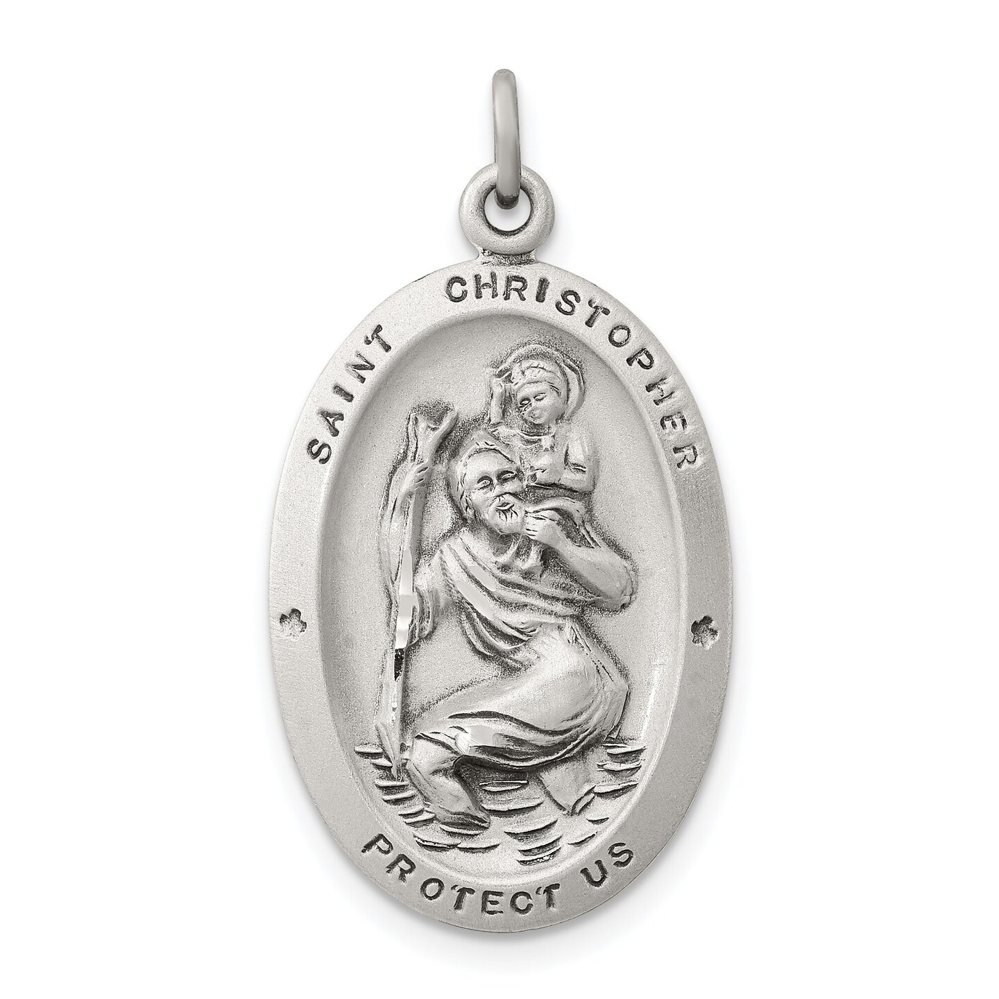 Sterling Silver Saint Christopher Medal