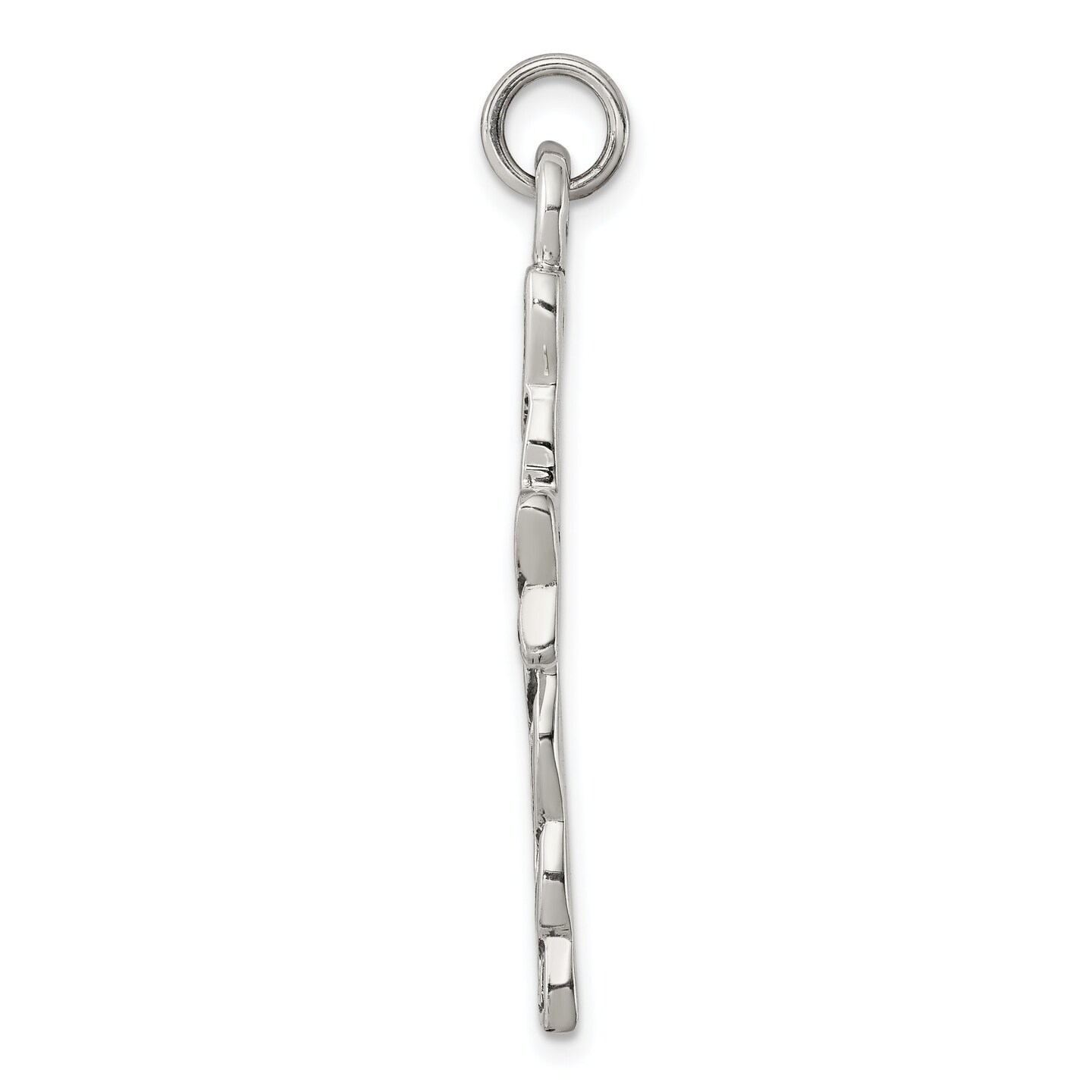 Sterling Silver Celtic Cross Charm Jewerly 37mm x 23mm