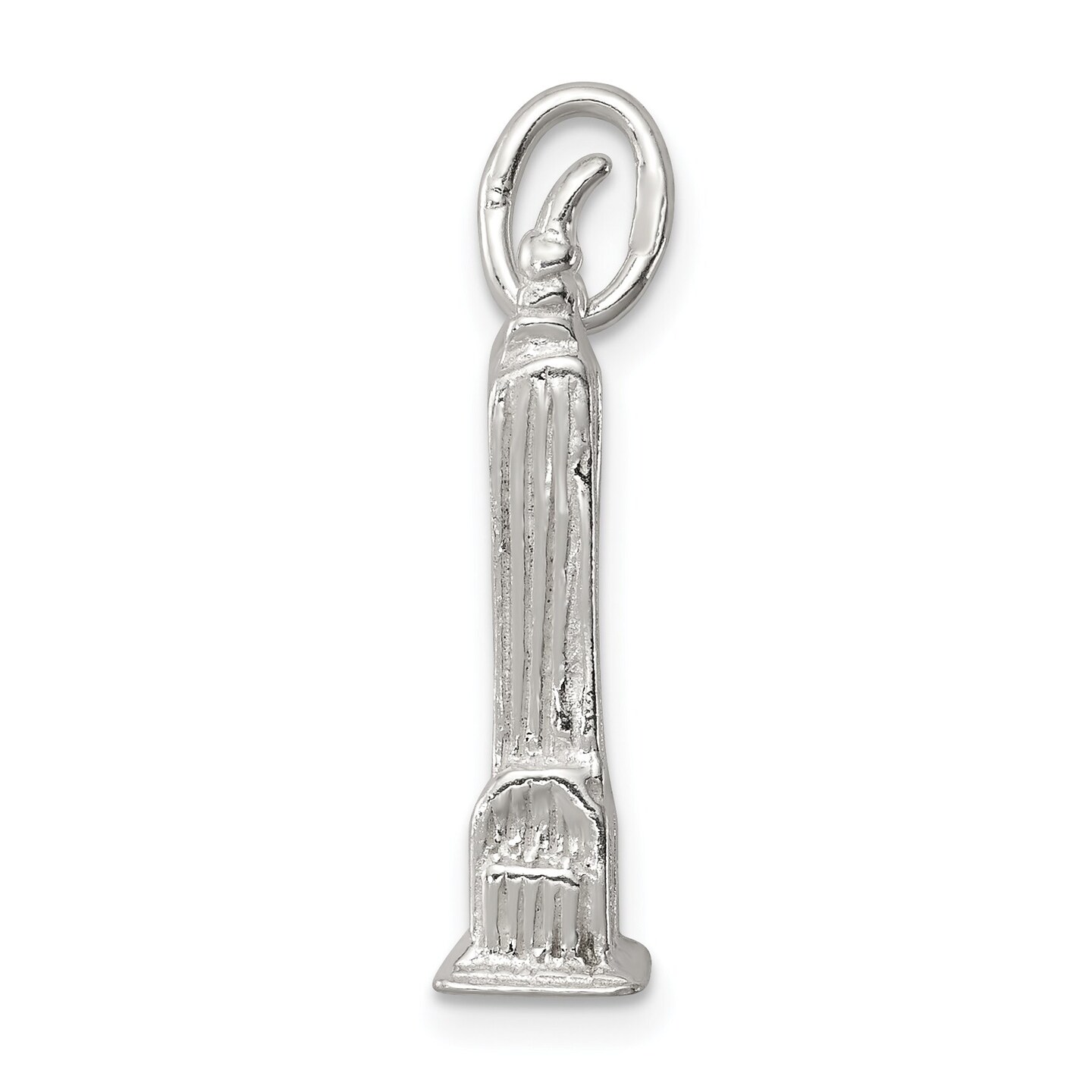 Sterling Silver Sears Tower Building Charm Chicago Jewerly 25mm x 7mm