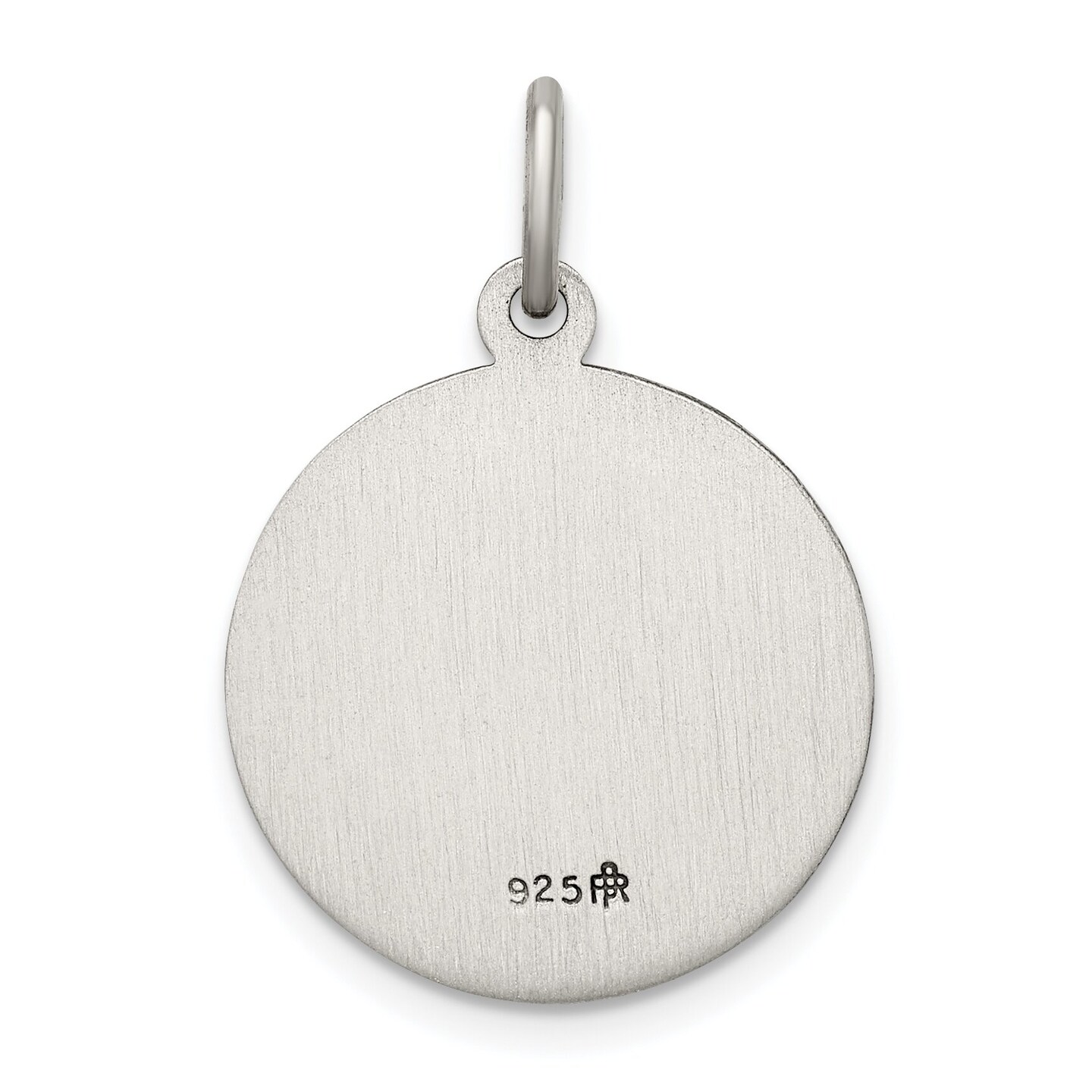 Sterling Silver Angel Round Medal