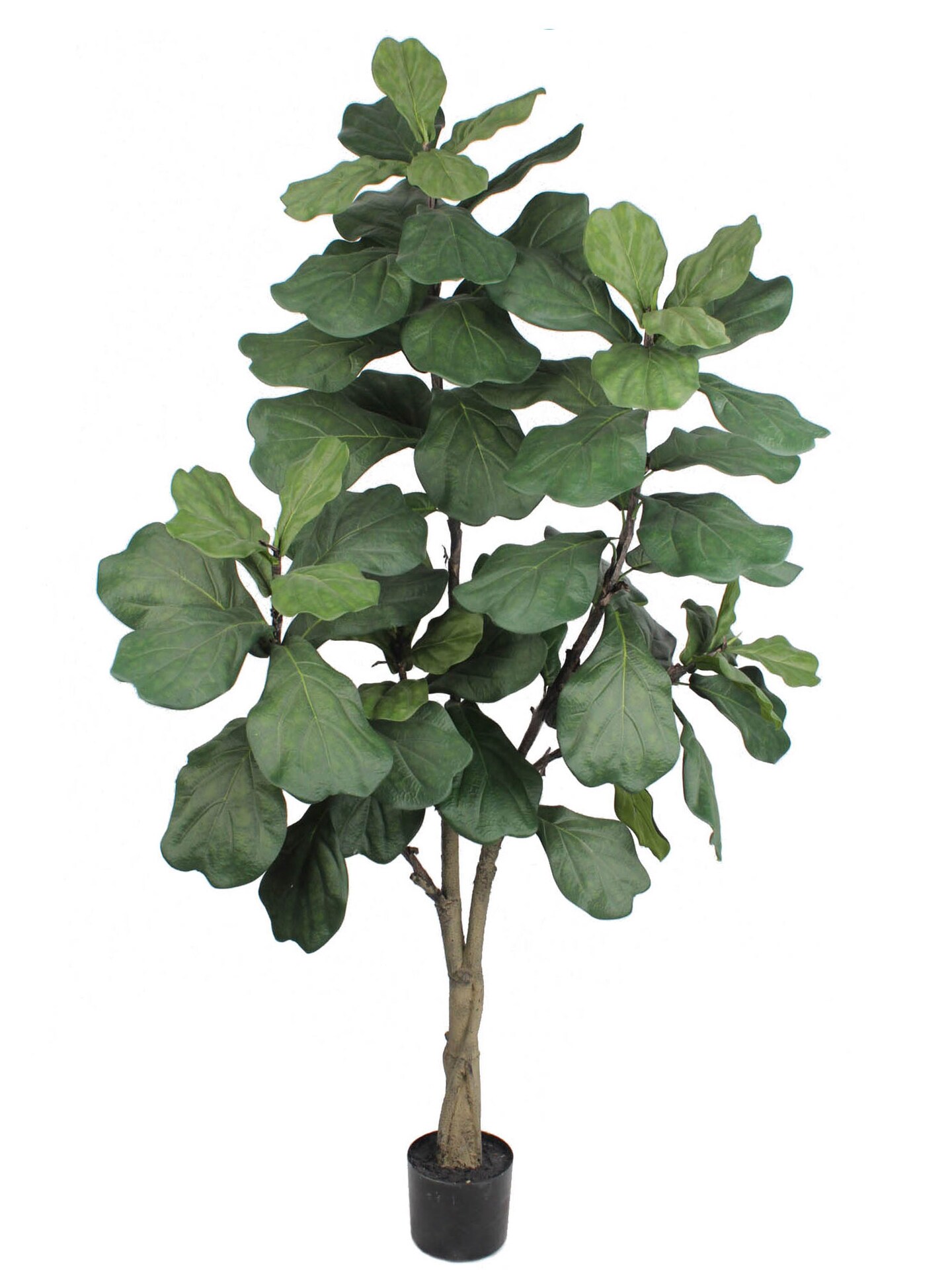 Stunning 6FT Faux Fiddle Leaf Fig Tree - Lush Artificial Ficus for Elegant Home or Office Décor - Lifelike & Maintenance-Free, Floral Home by Artificial Flowers