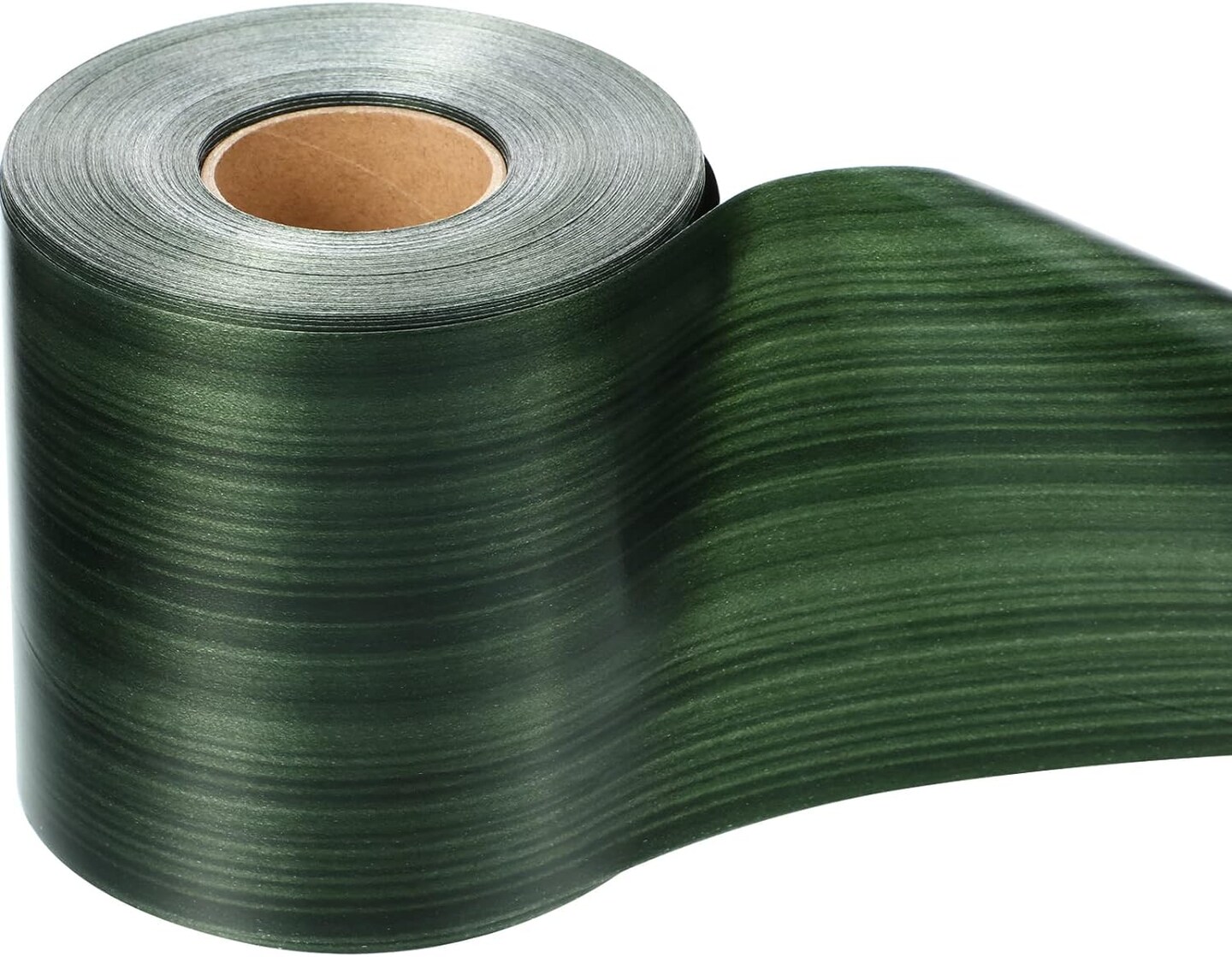 Outdoor Ribbon Poly Satin Ribbon Floral Craft Decoration Aspidistra Leaf Pattern Ribbon Easter Holiday Outdoor Decorating (Dark Green, 4 Inch x 30 Yards)