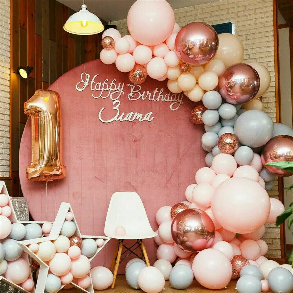 Large Size White Metal Circle Balloon Arch Wedding Party Flower Display Frame
