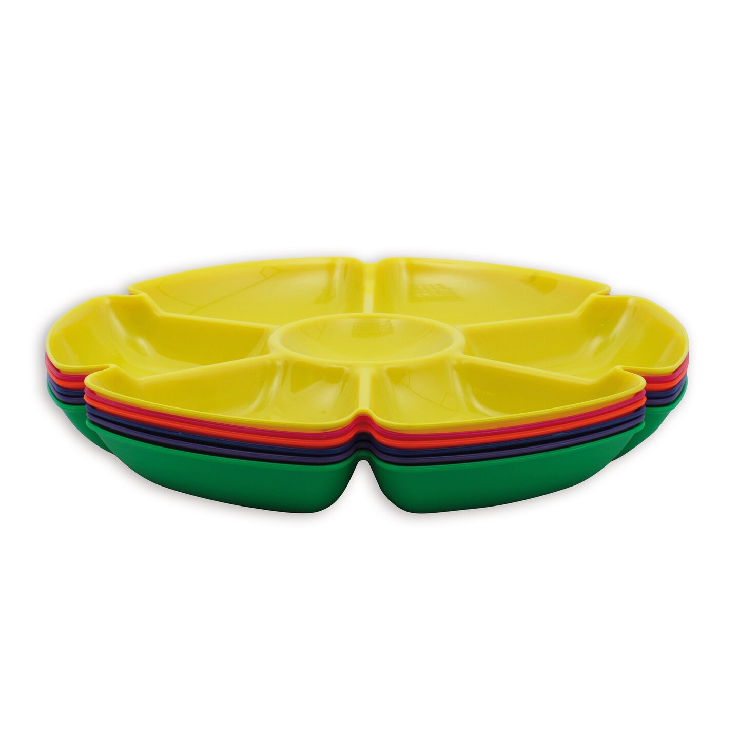 Flower Sorting Trays - Set of 6 - Assorted Colors