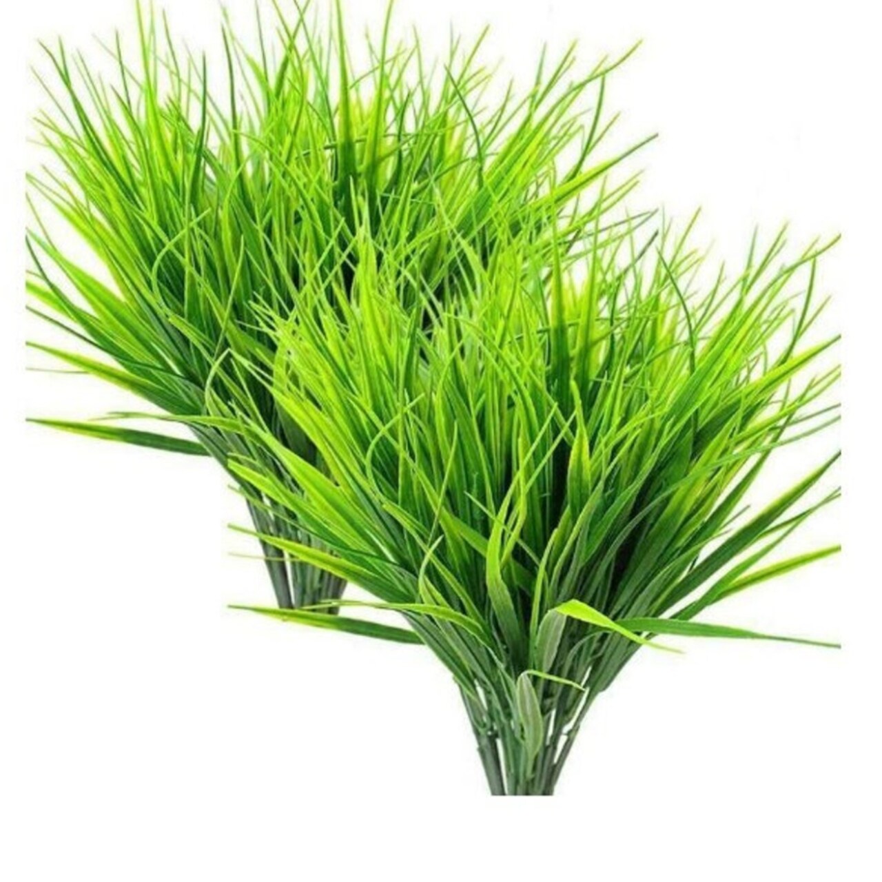 Fake Plastic Grass Artificial Outdoor Plants Greenery Shrubs Wheat Bushes Flowers