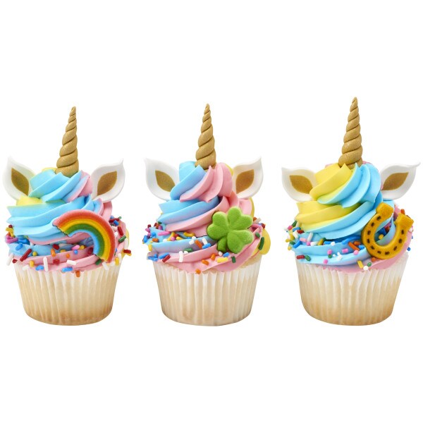 Mini Unicorn Creations Sweet D&#xE9;cor&#xAE; Edible Decorations, 3 Sets