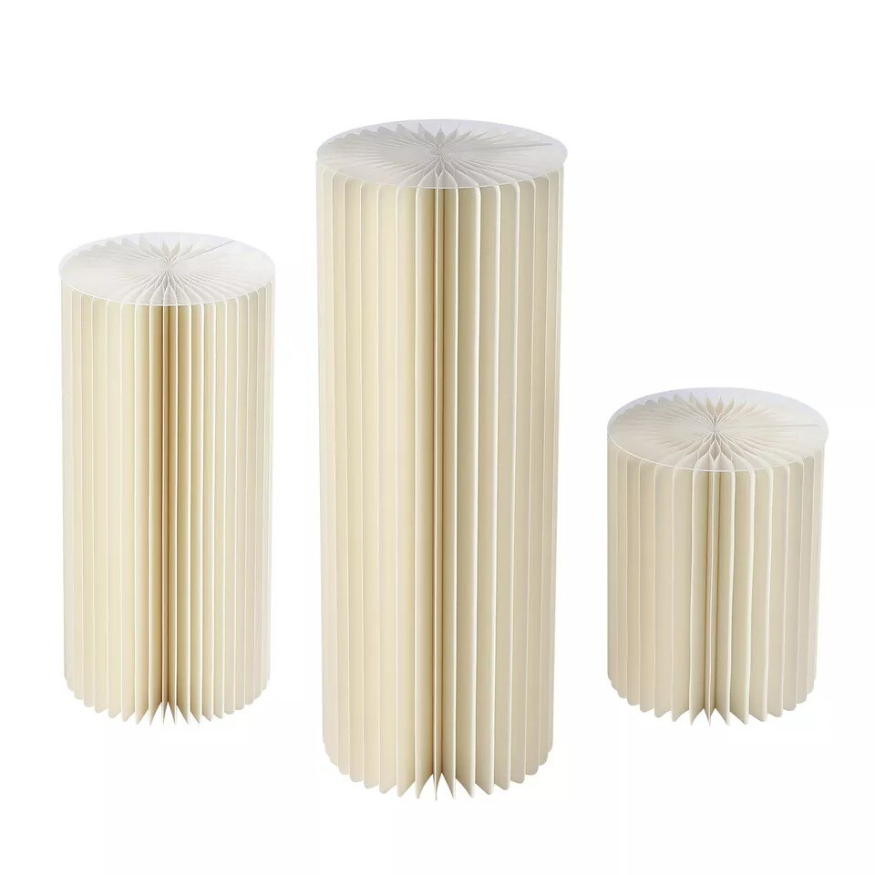 Cylinder Pedestal Wedding Cake Flowers Display Stand Decoration Dessert Table