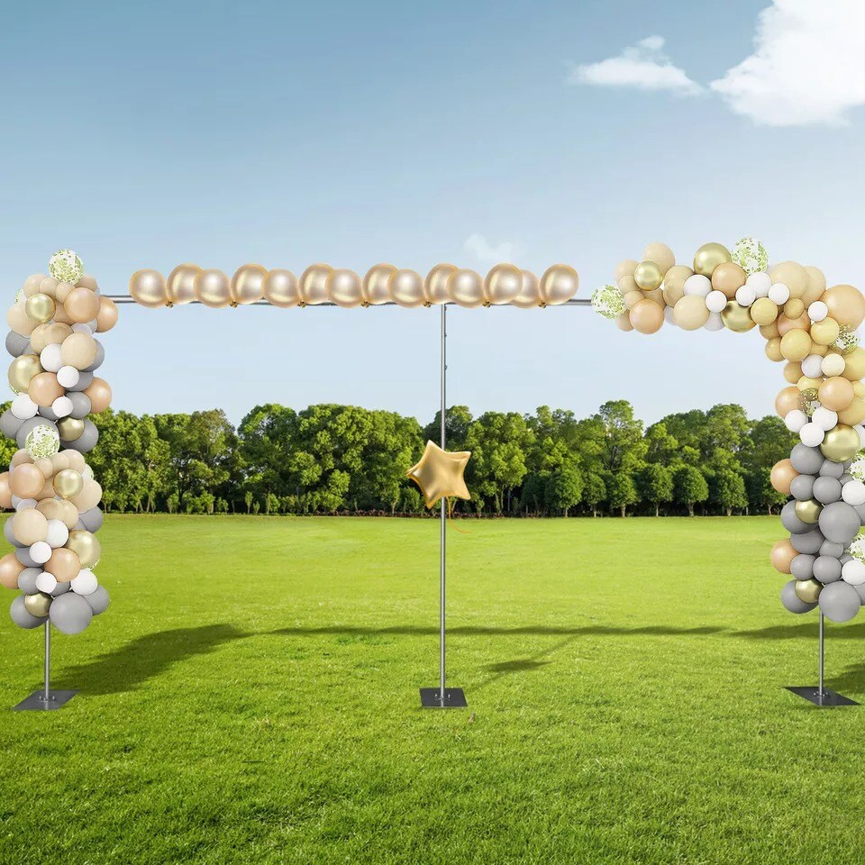 Backdrop Stand Pipe Kit Heavy Duty Background Pipe Rack Wedding Party Decor