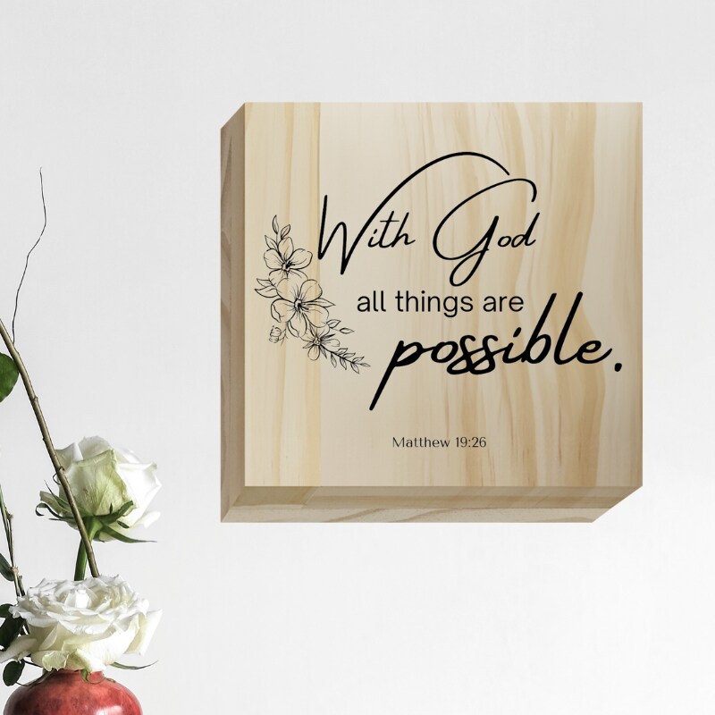 Blessed Simplicity Wood Signs