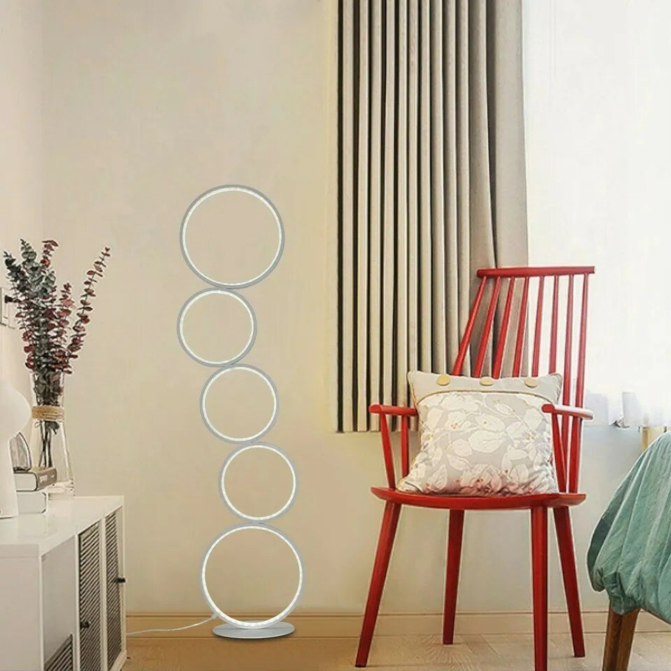 LED Floor Table Desk Lamp RGB Color Changing Modern Lighting Living Room Decor