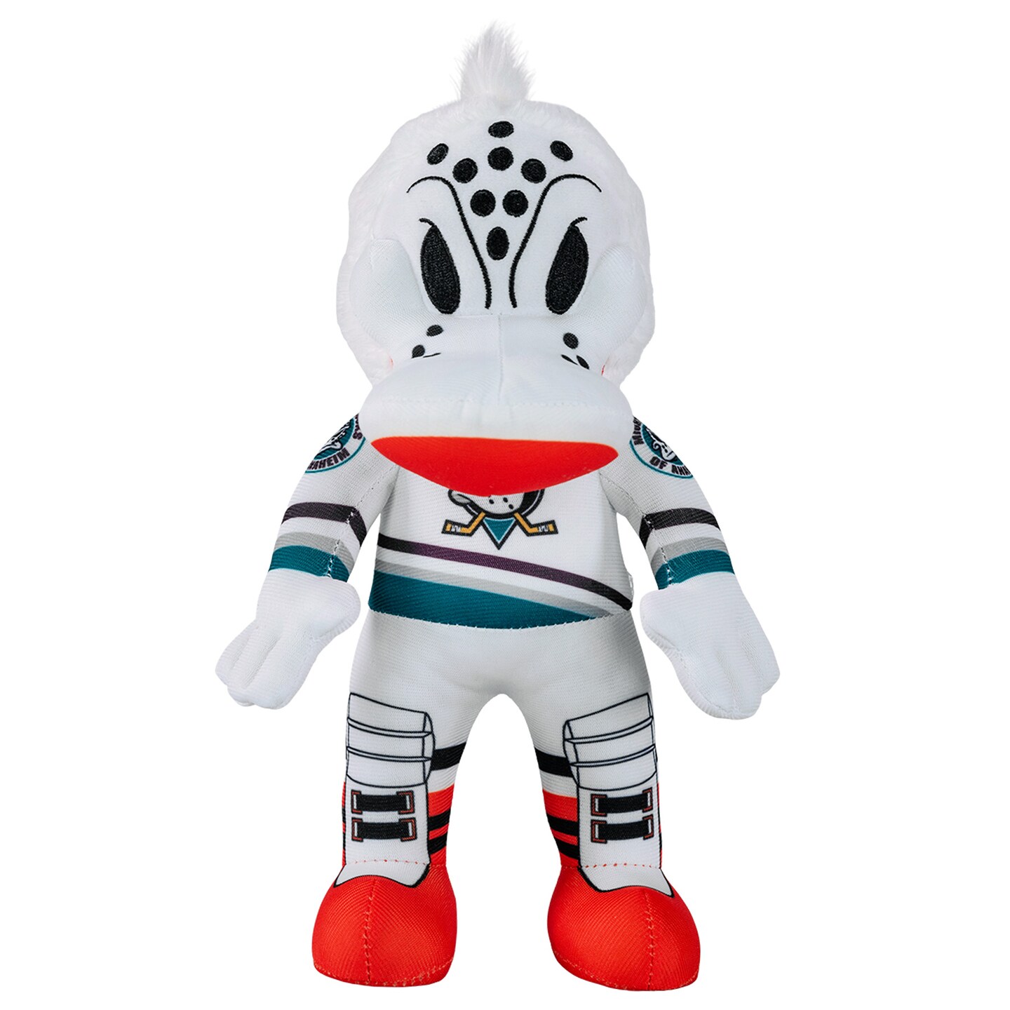 Bleacher Creatures Anaheim Ducks Wild Wing 10&#x22; Mascot Plush Figure (Teal Triangle Uniform)