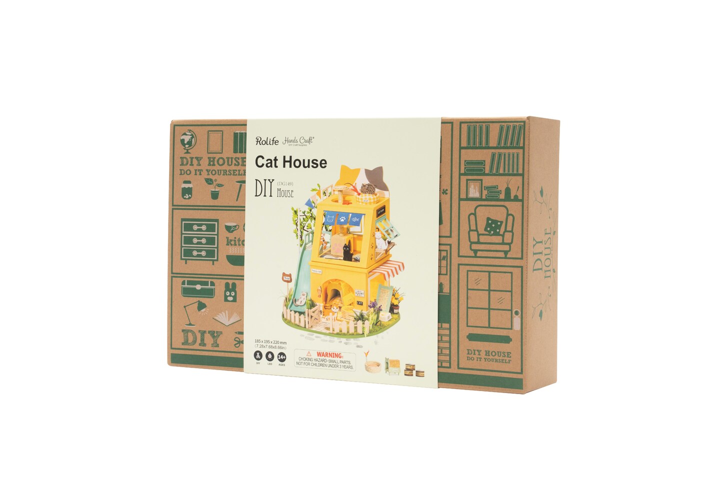 DIY Miniature House Kit | Cat House