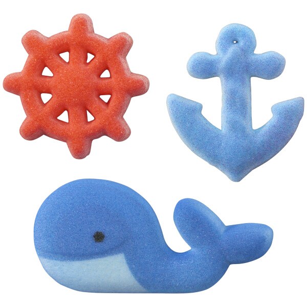 Nautical Assortment Dec-Ons&#xAE; Decorations 12ct