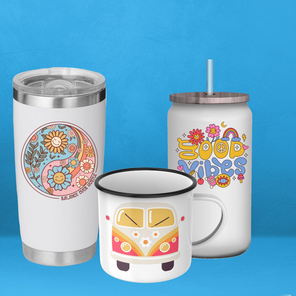 5 Tumbler Materials, Endless Sublimation Designs