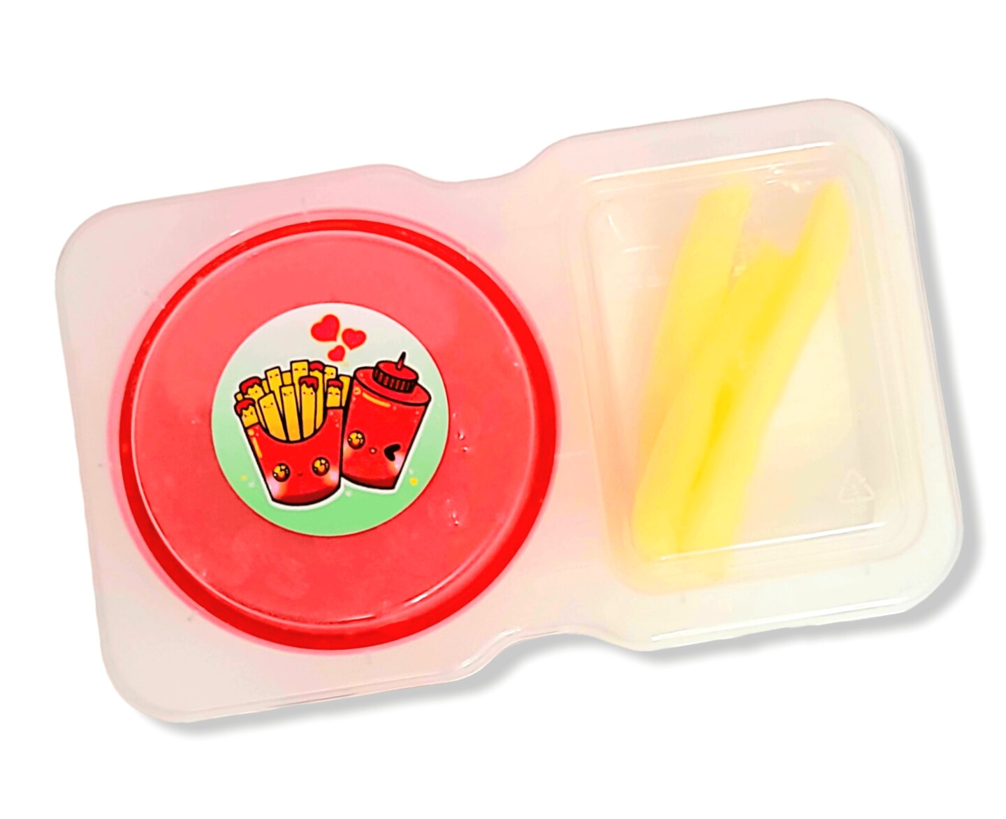 Fries And Ketchup Handmade Scented Clear Slime product 4