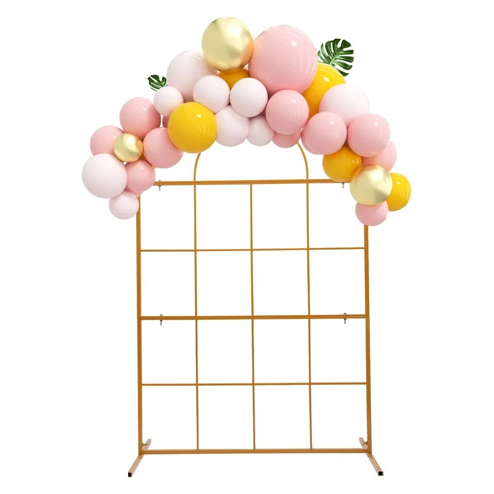 Floral Display Frame Arch Backdrop Stand Party Event Decorations Metal Frame