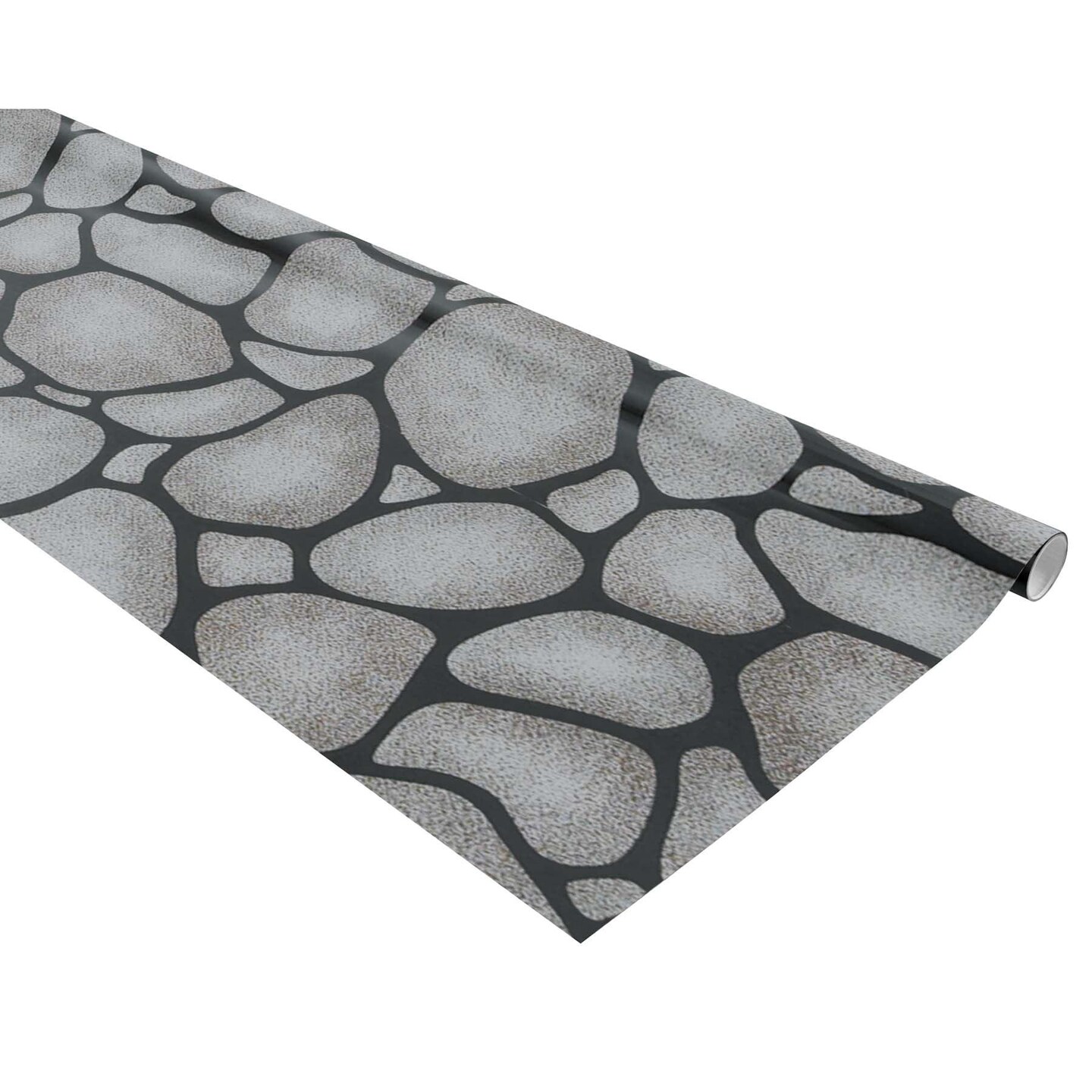 Bulletin Board Art Paper, Rock Wall, 48&#x22; x 12&#x27;, 4 Rolls