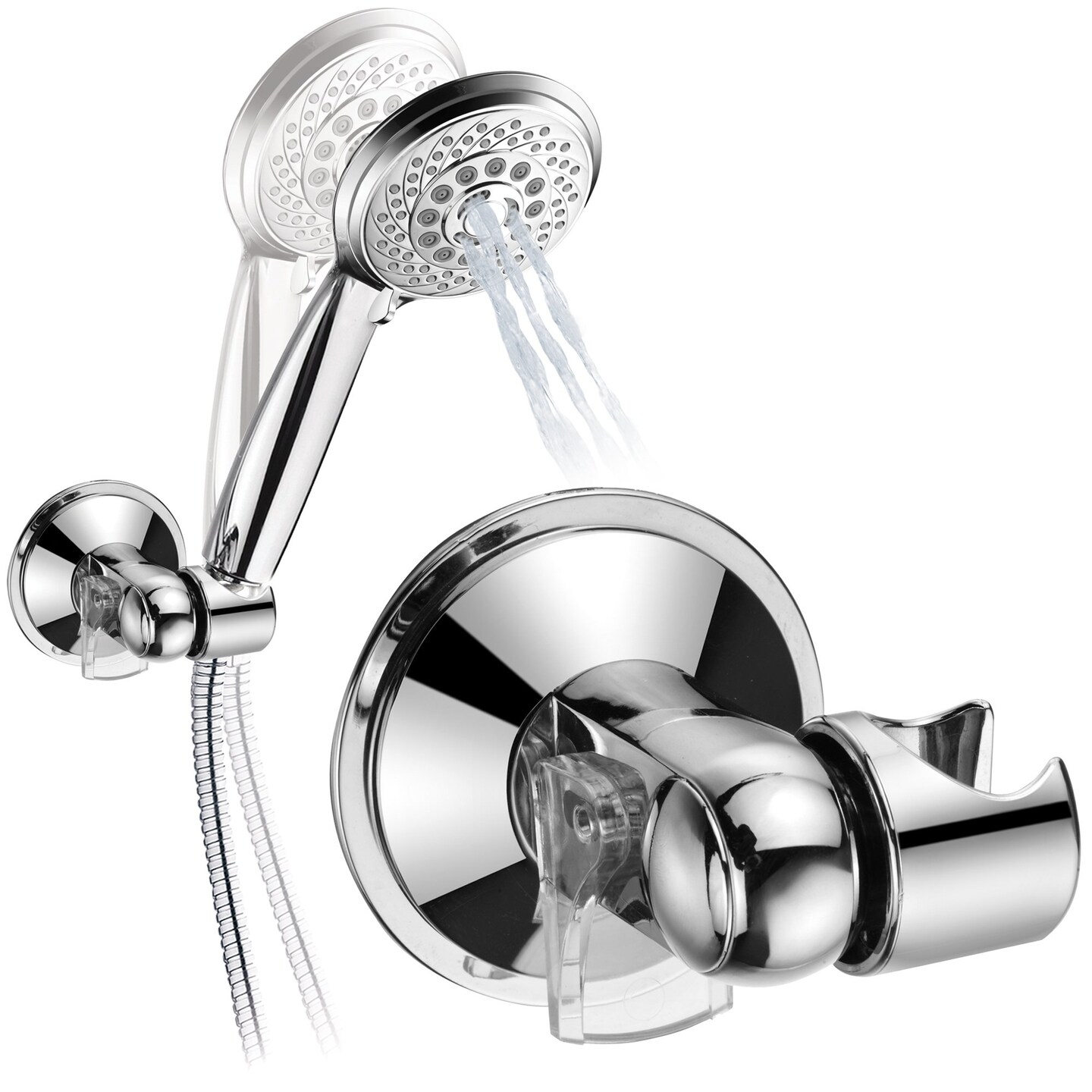 Hotelspa Universal Adjustable Hand Shower Wall Bracket Chrome Model 6067