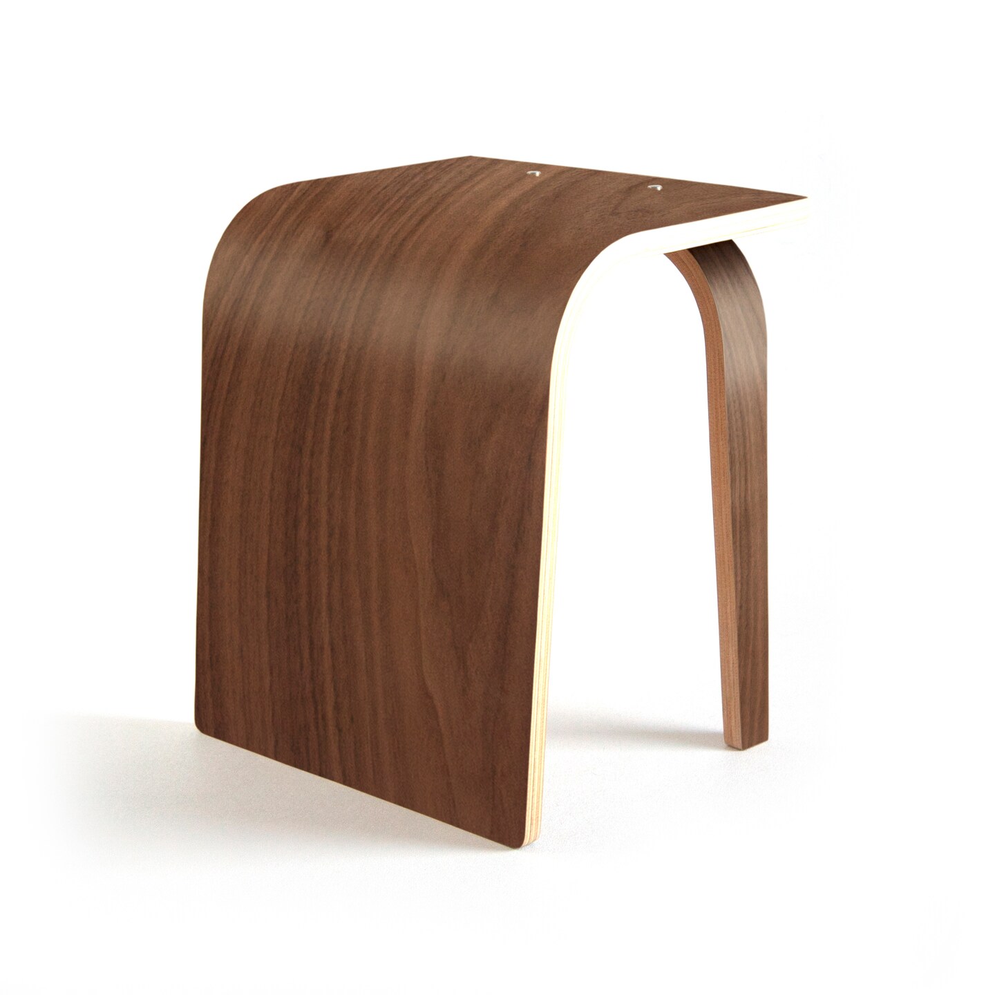 Modern Bent Plywood Stool | Unique Waterfall Design | Perfect Seating for Small Spaces - image10