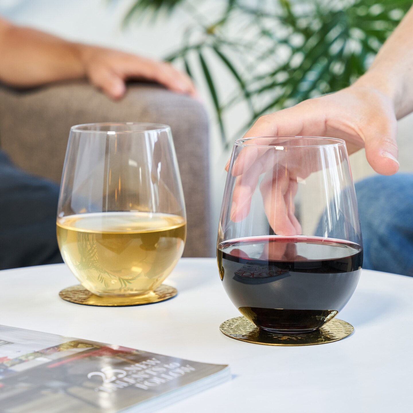 Vino Stemless Red Wine Glass  set of 4