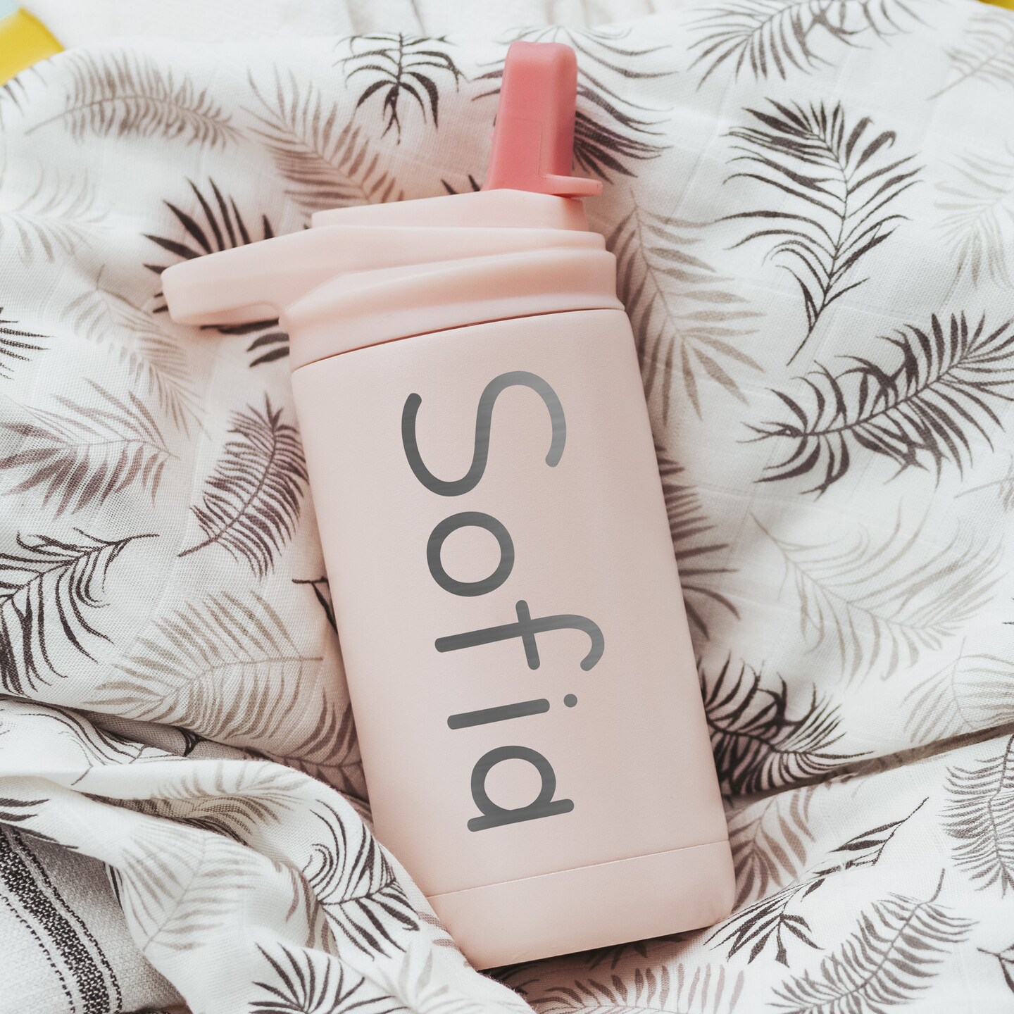 Personalized Kids Water Bottle with Straw, 12 oz Stainless Steel Custom  Laser Engraved for Boys and Girls for Daycare or Summer Camp | MakerPlace  by Michaels