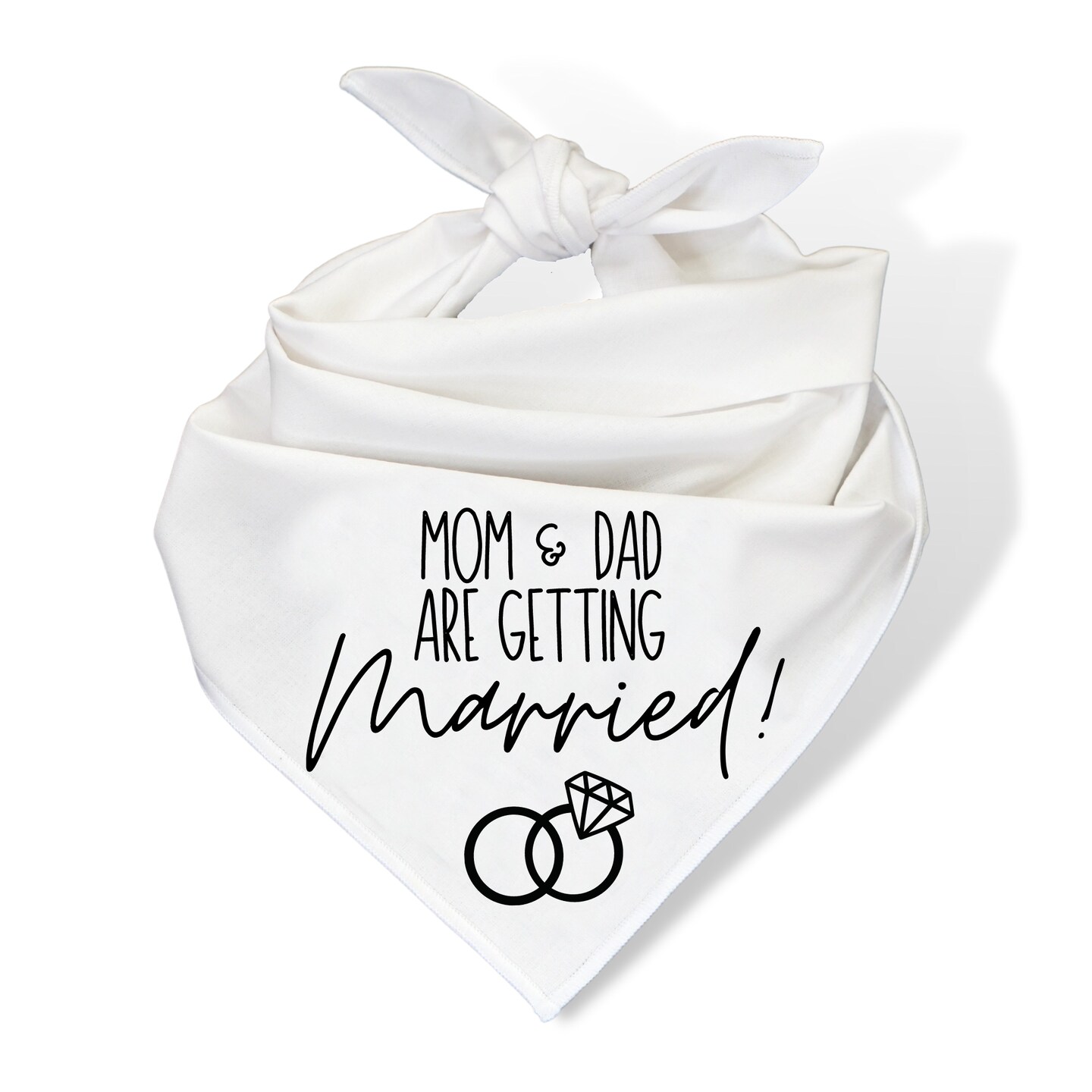 Mom and Dad Are Getting Married My Parents Are Getting Married Engagement Dog Bandana Announcement Bandana Wedding Dog Bandana MakerPlace by Michaels