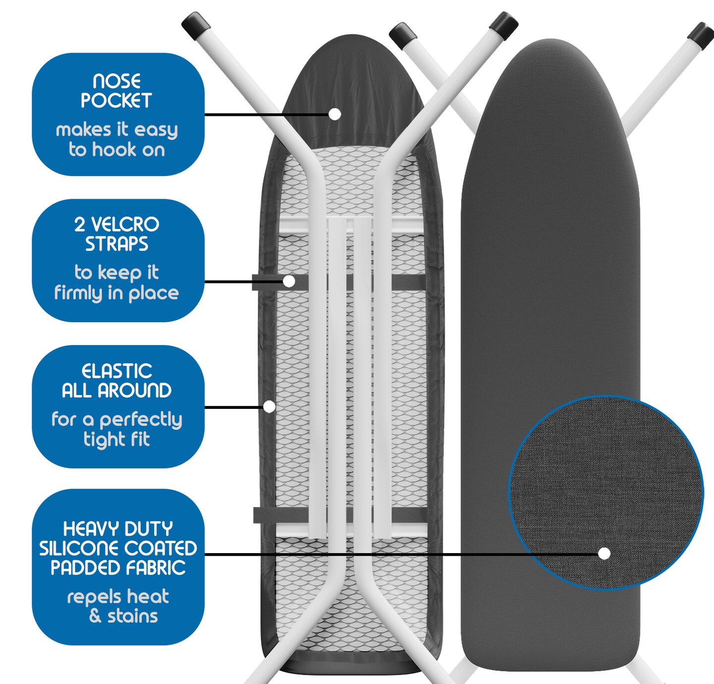 Nestl Ironing Board Holder Set