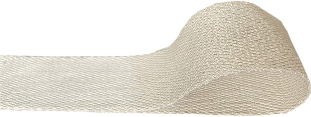 1 Inch Natural Heavy Cotton Webbing, 10 Yards