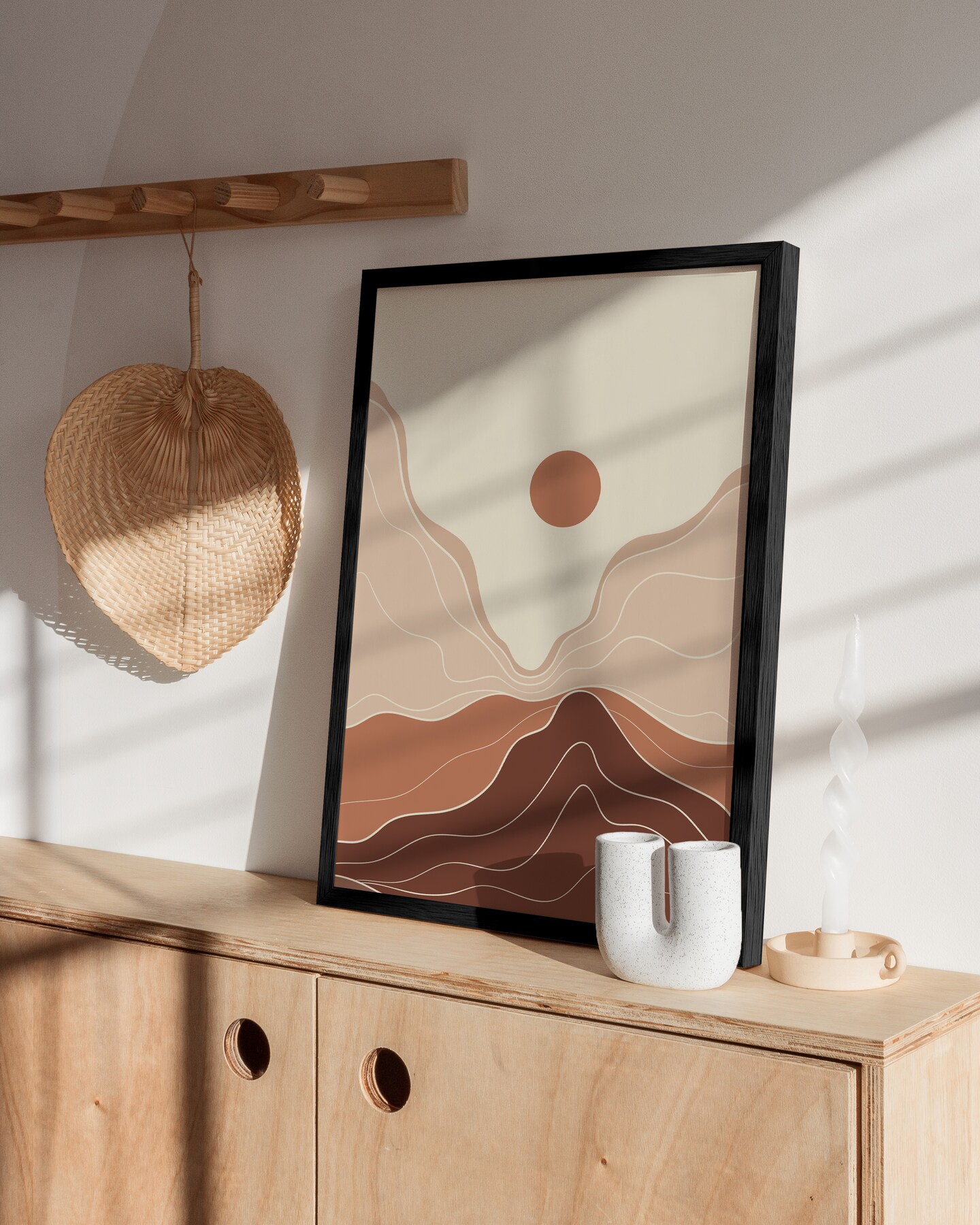 Natural Oak Wood Picture Frame By Haus and Hues
