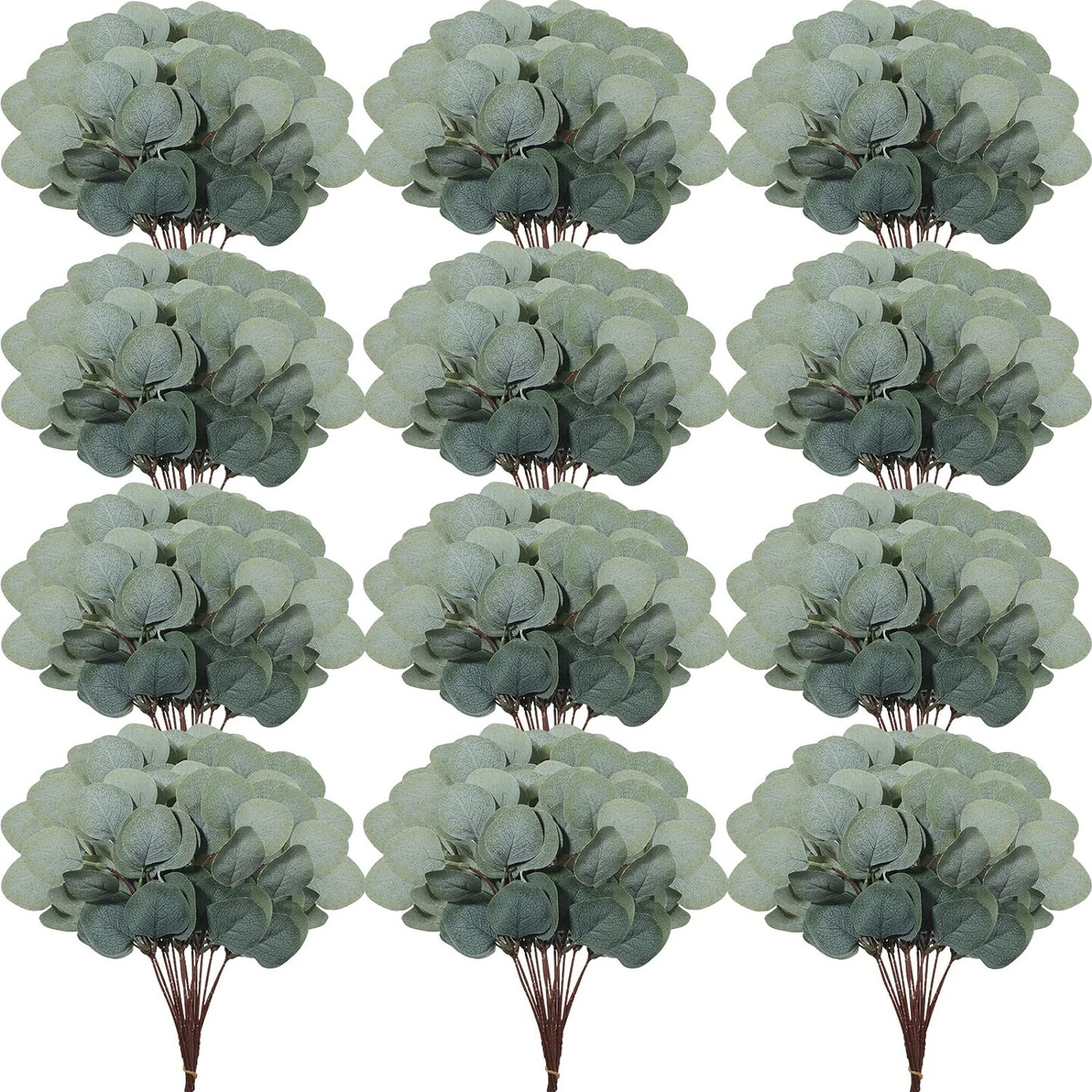 70 Pcs 11'' Artificial Eucalyptus Leaves for Wedding and Home Decor