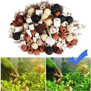 12 in 1 Bio Balls Ceramic Rings Aquarium Filter Media for Fish Tank 5.5lbs 11lbs