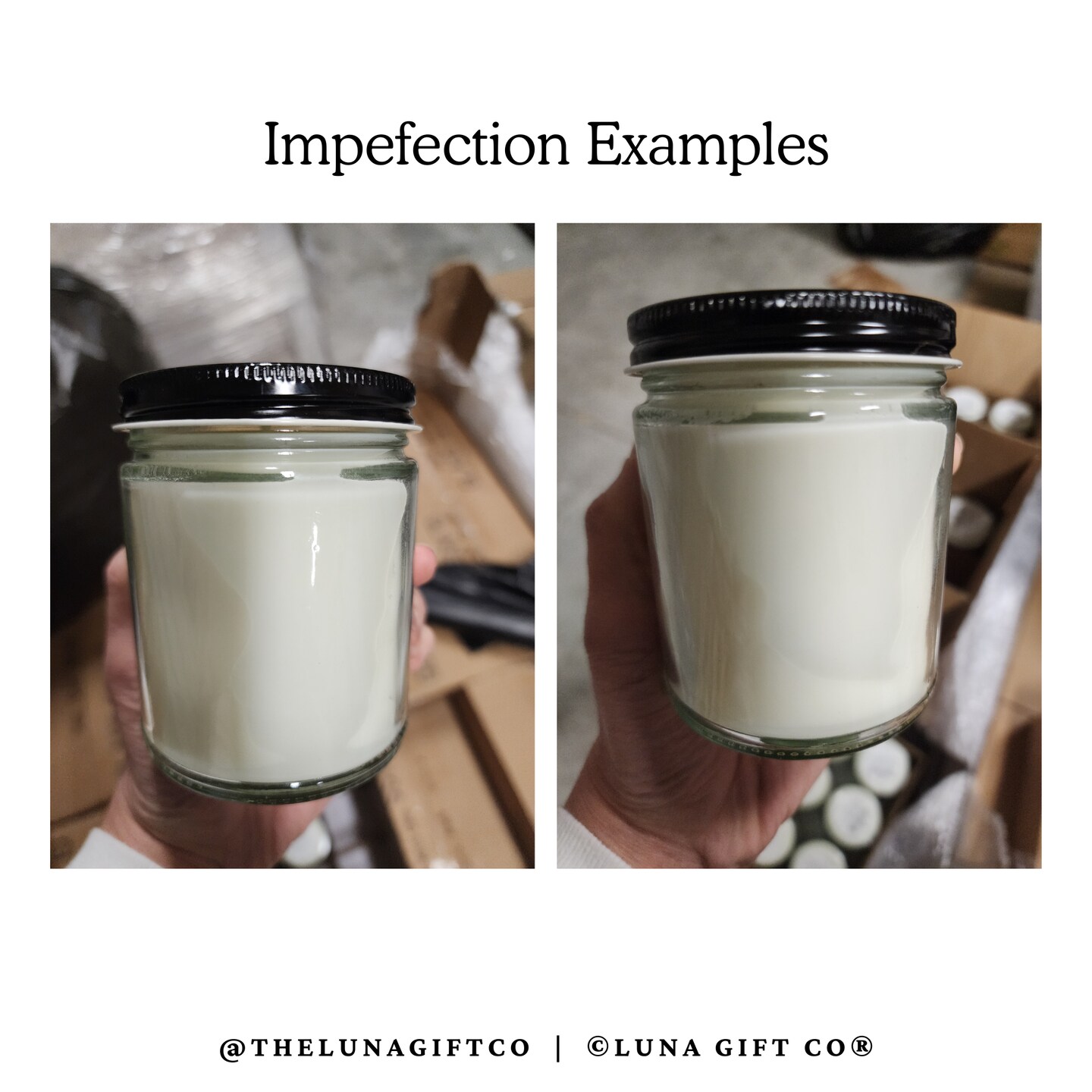 Discounted Imperfect Candles
