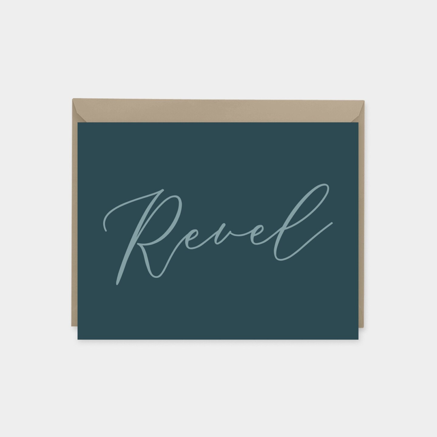 &#x22;Revel&#x22; Party Invitation Card