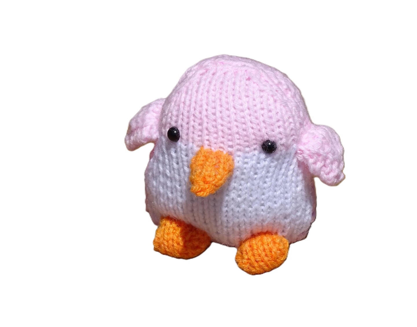 Knitted Penguin, Baby Shower Gift, Pink Toy, Soft Toy, Pink Penguin, Stuffed Small Animal, Ready to Ship product 3