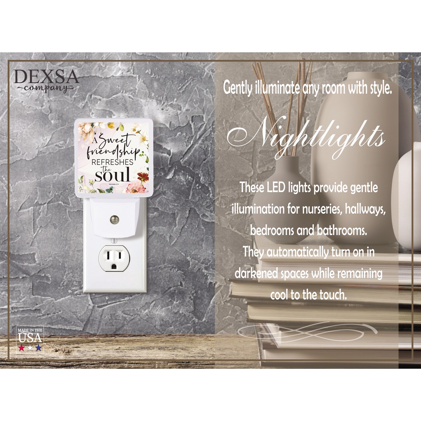 A Sweet Friendship LED NIGHT LIGHT