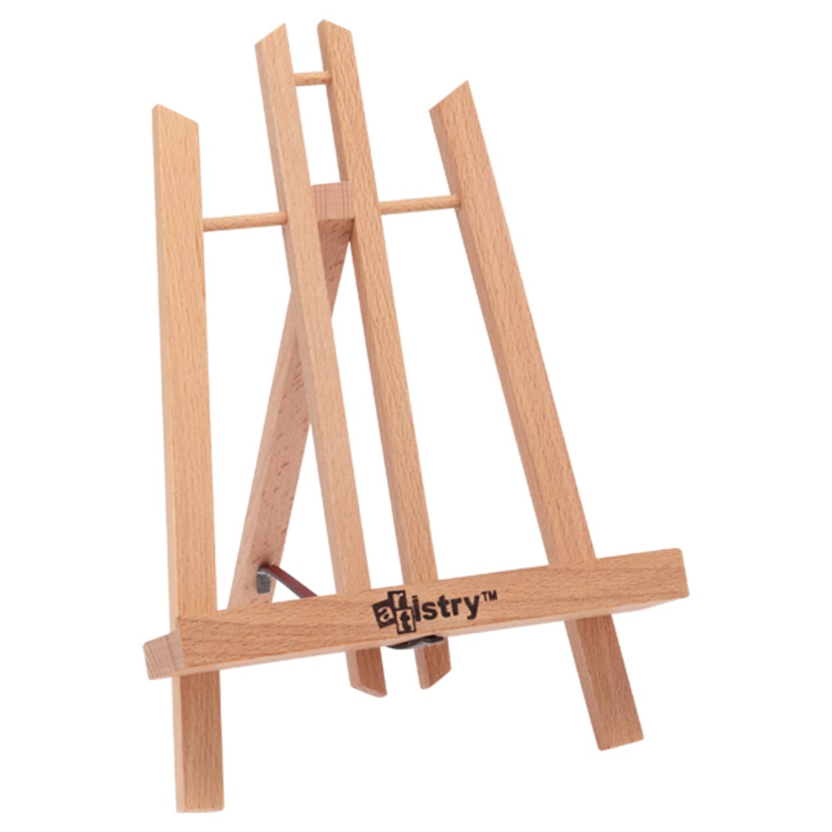 Stein Design Natural Bamboo Display Easel - Table Top Easel Stand for Painting, Adjustable A-Frame Construction, Ideal for Wedding Signage and Painting Parties