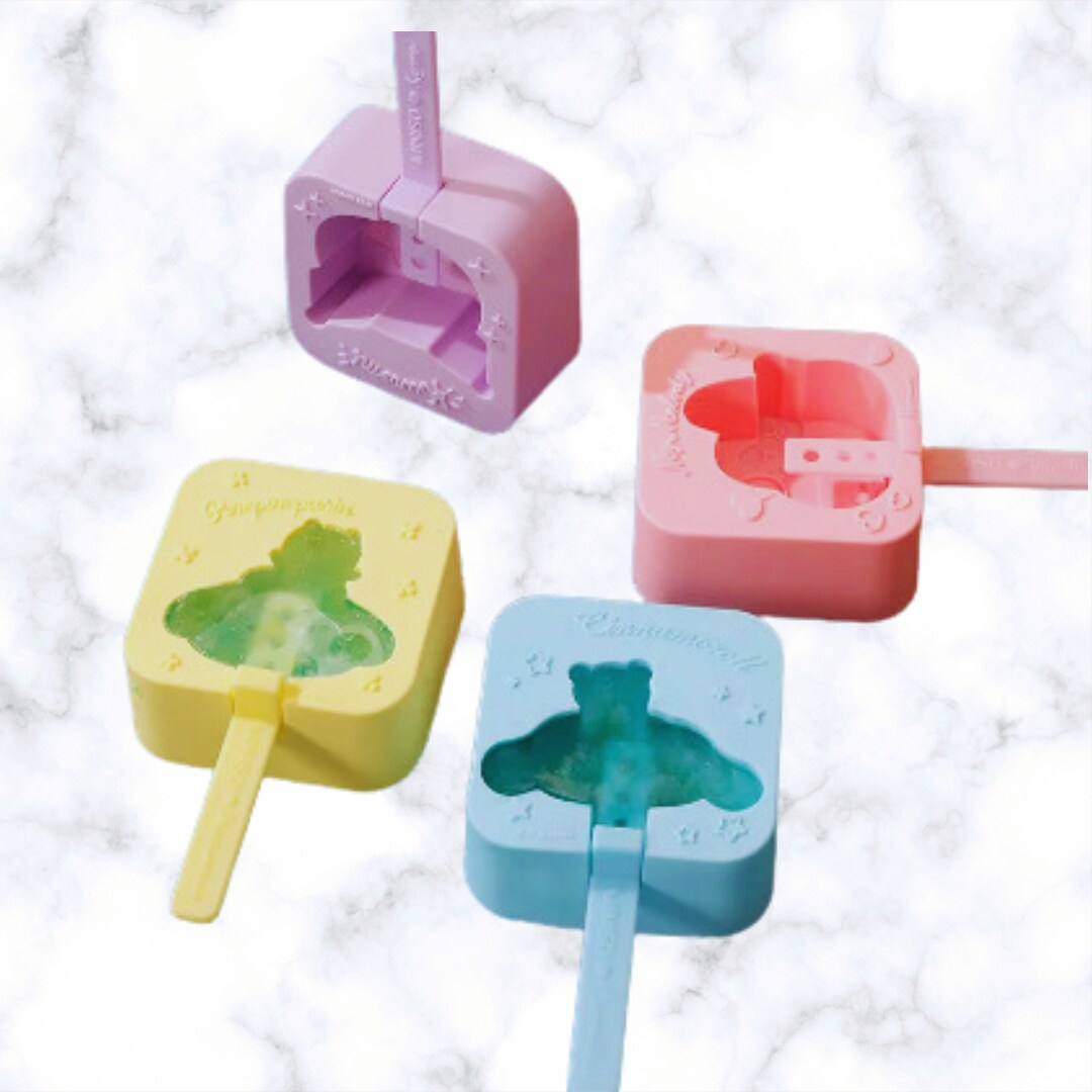 Kitty &#x26; Friends Popsicle Silicone Mold SET OF 4