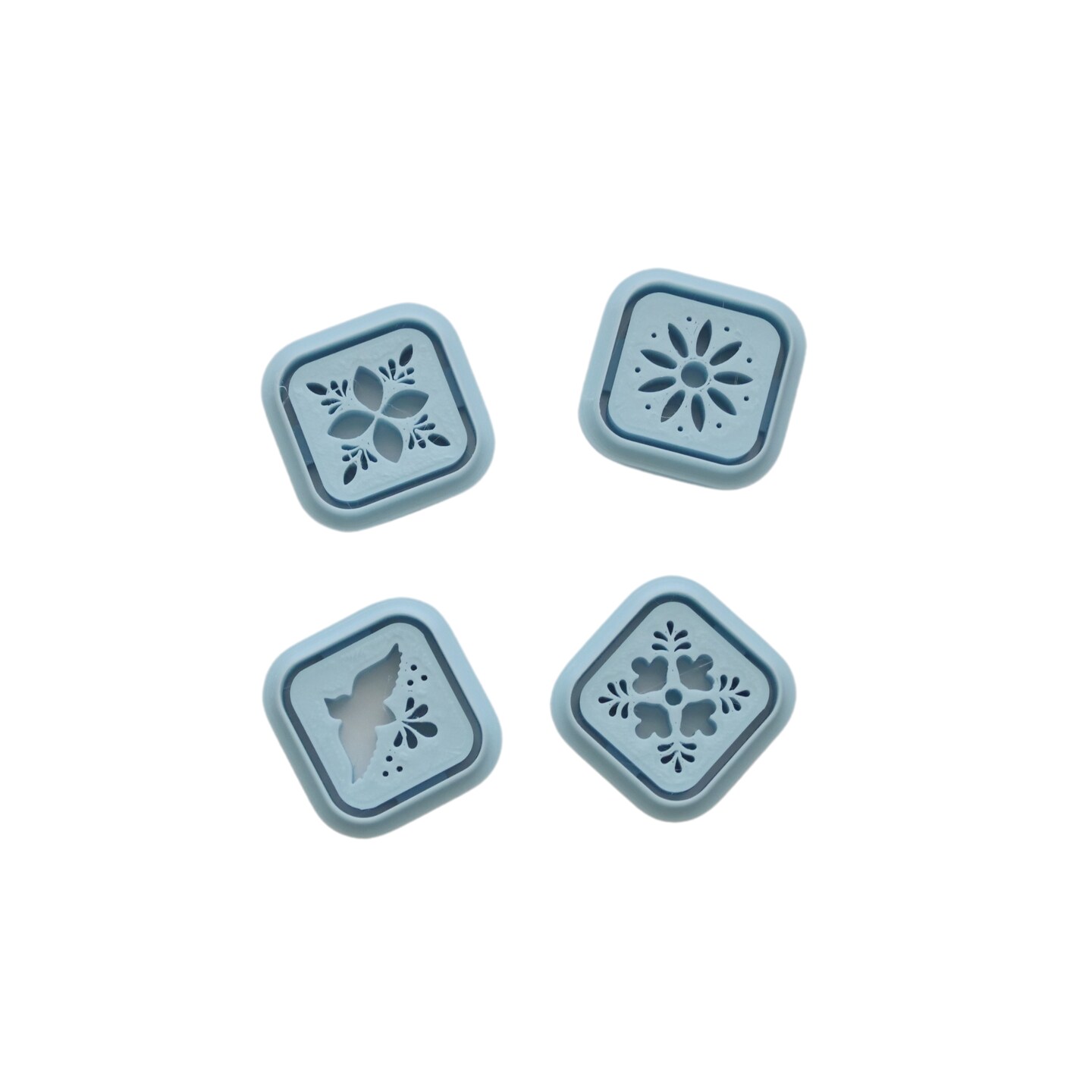 4 pcs Talavera Polymer Clay Cutter Set by Hello Cutters