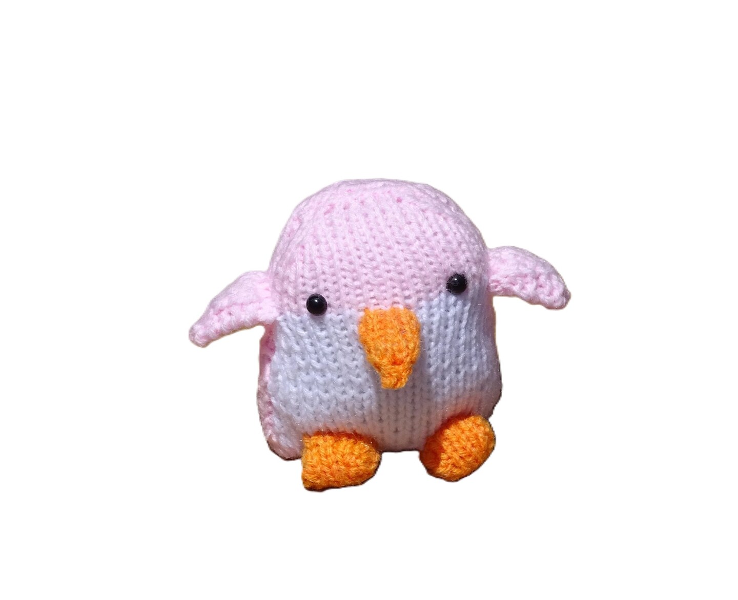Knitted Penguin, Baby Shower Gift, Pink Toy, Soft Toy, Pink Penguin, Stuffed Small Animal, Ready to Ship product 2