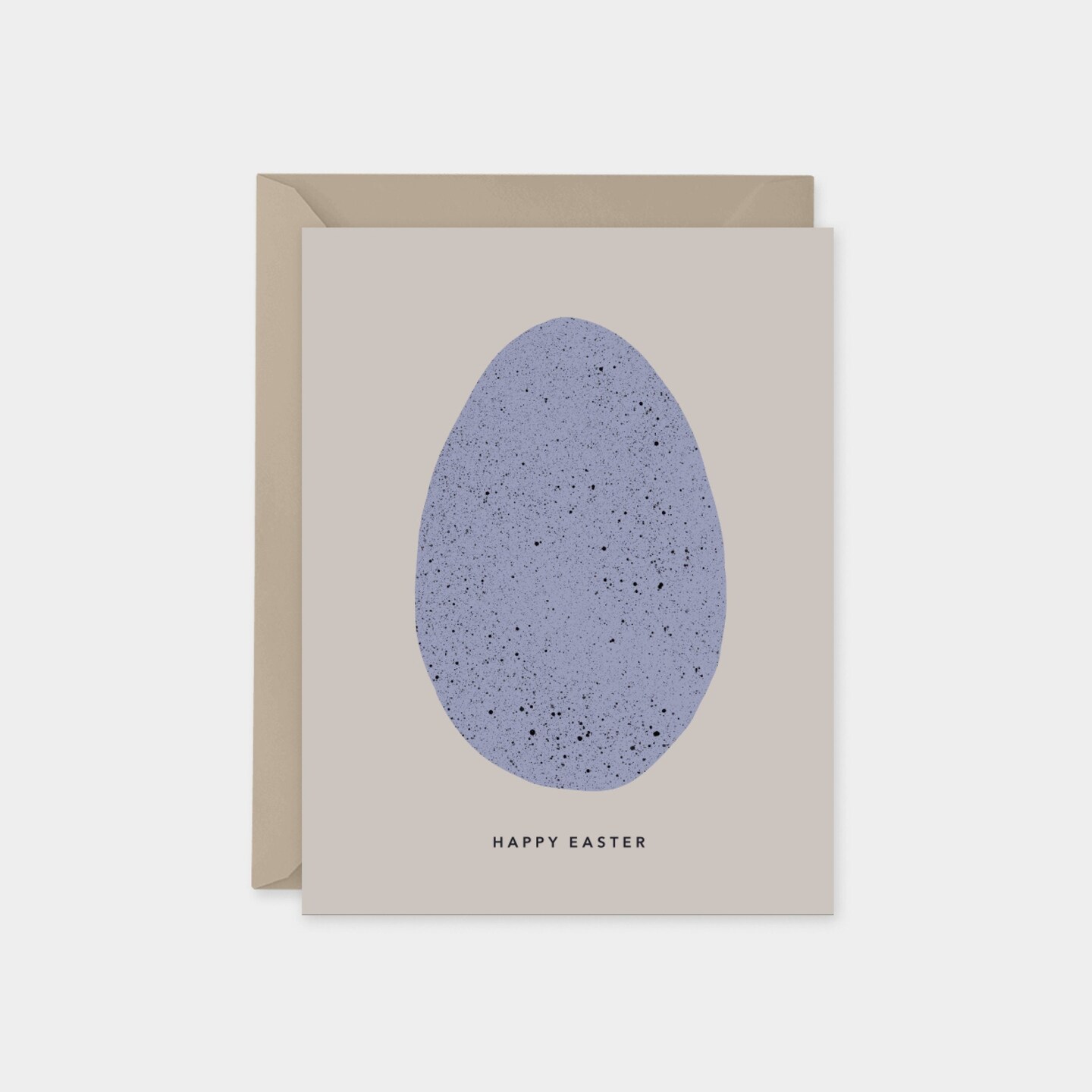 Easter Card, Speckled Egg Easter Card,