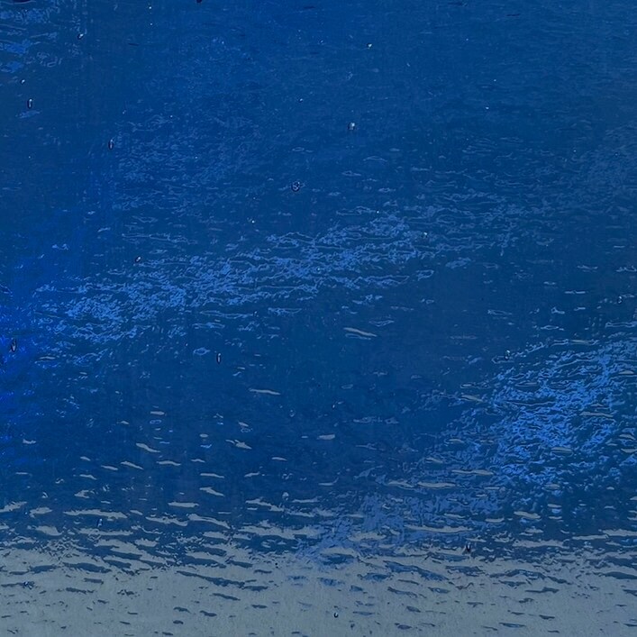 Wissmach COE 96-16 Sapphire Blue Transparent Fusible Glass Sheet