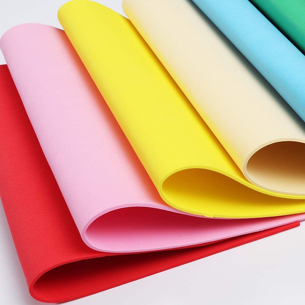 80 PCS EVA Foam Handicraft Sheets, Craft Foam Sheets Assorted Colorful for Craft Projects,Kids DIY Projects Classroom Parties and More&#xFF08;16 Colors - 8.25 x 5.8 inches&#xFF09;