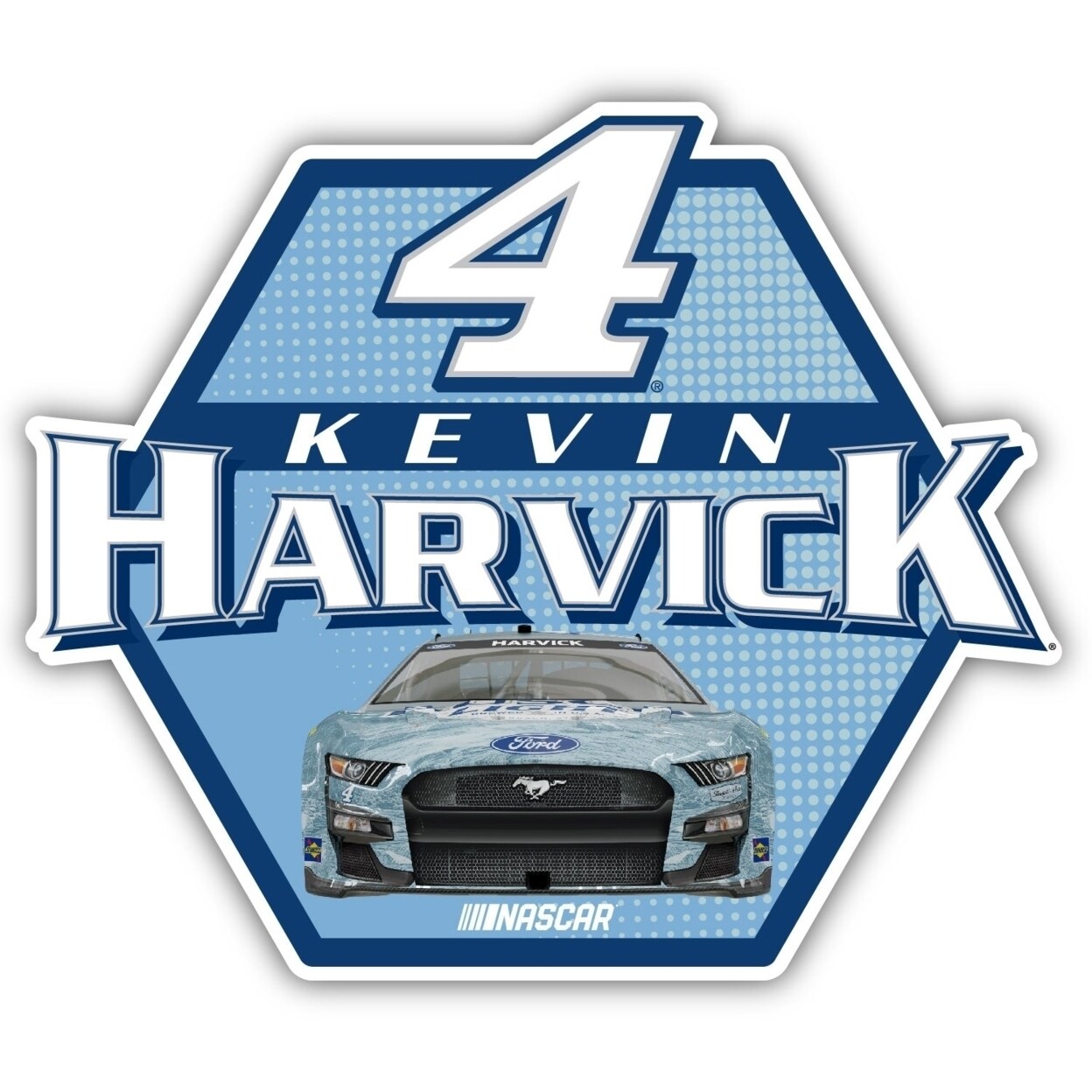 Kevin Harvick 4 Nascar Laser Cut Decal