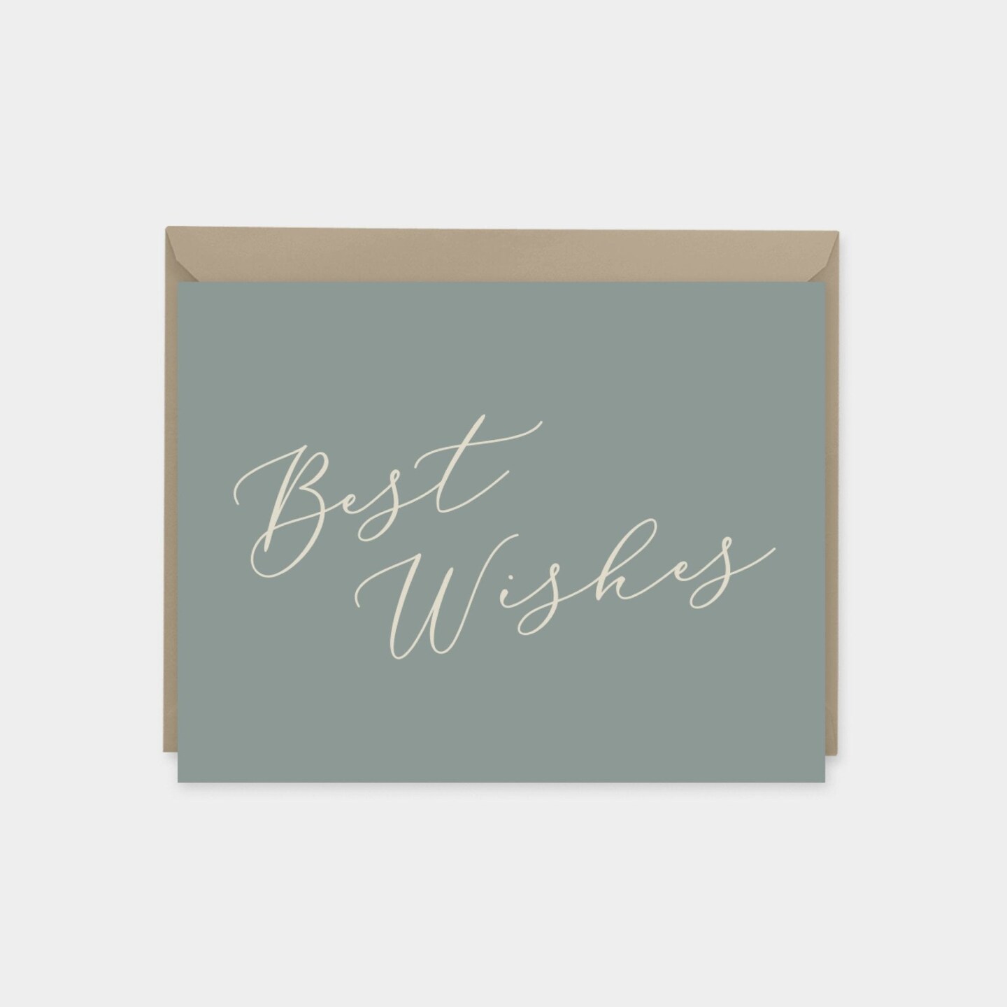 Best Wishes Cards, Calligraphy Card Set,