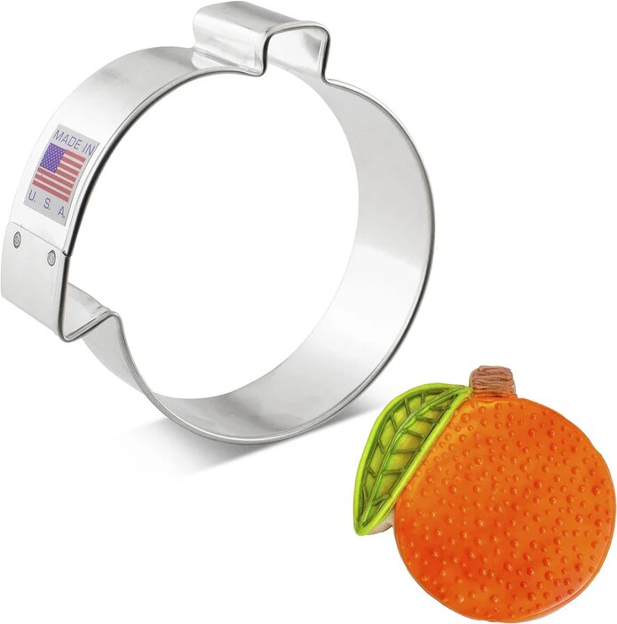 Ann Clark Orange Cookie Cutter, 3.25&#x22; Fruit