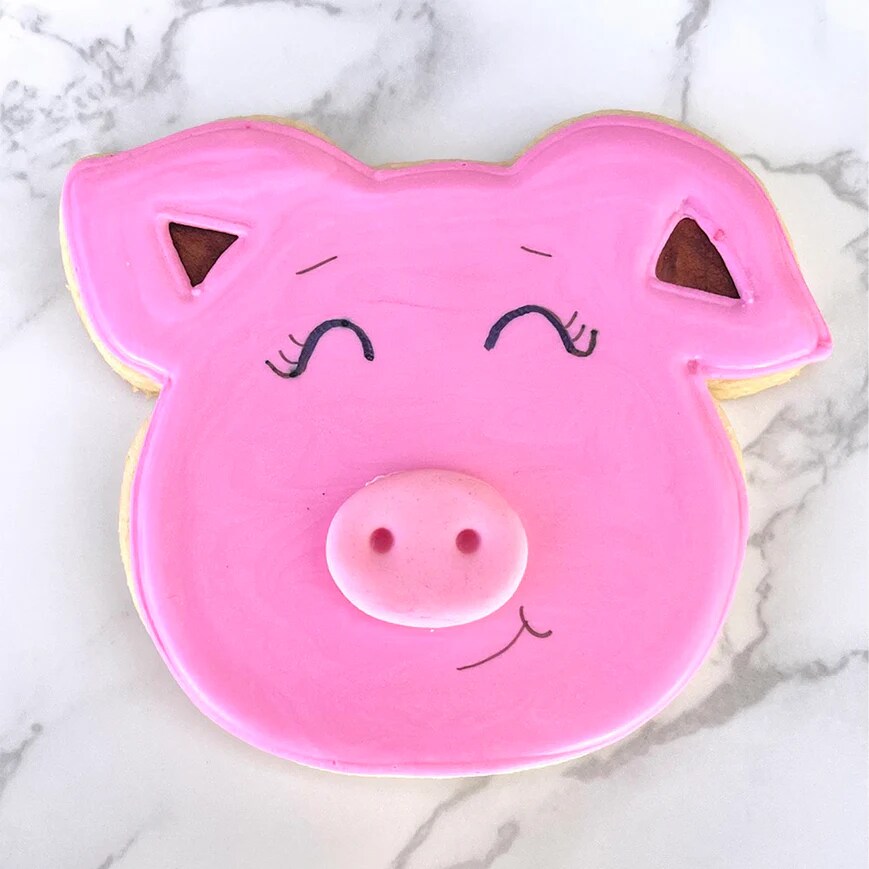 Ann Clark Pig Face Cookie Cutter, 4inch