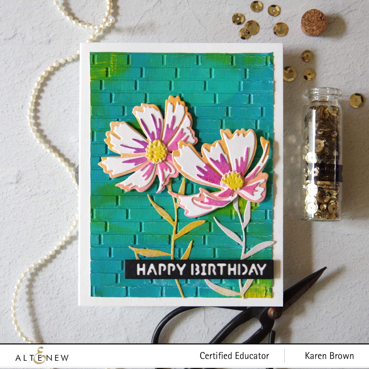 Brick Wall 3D Embossing Folder