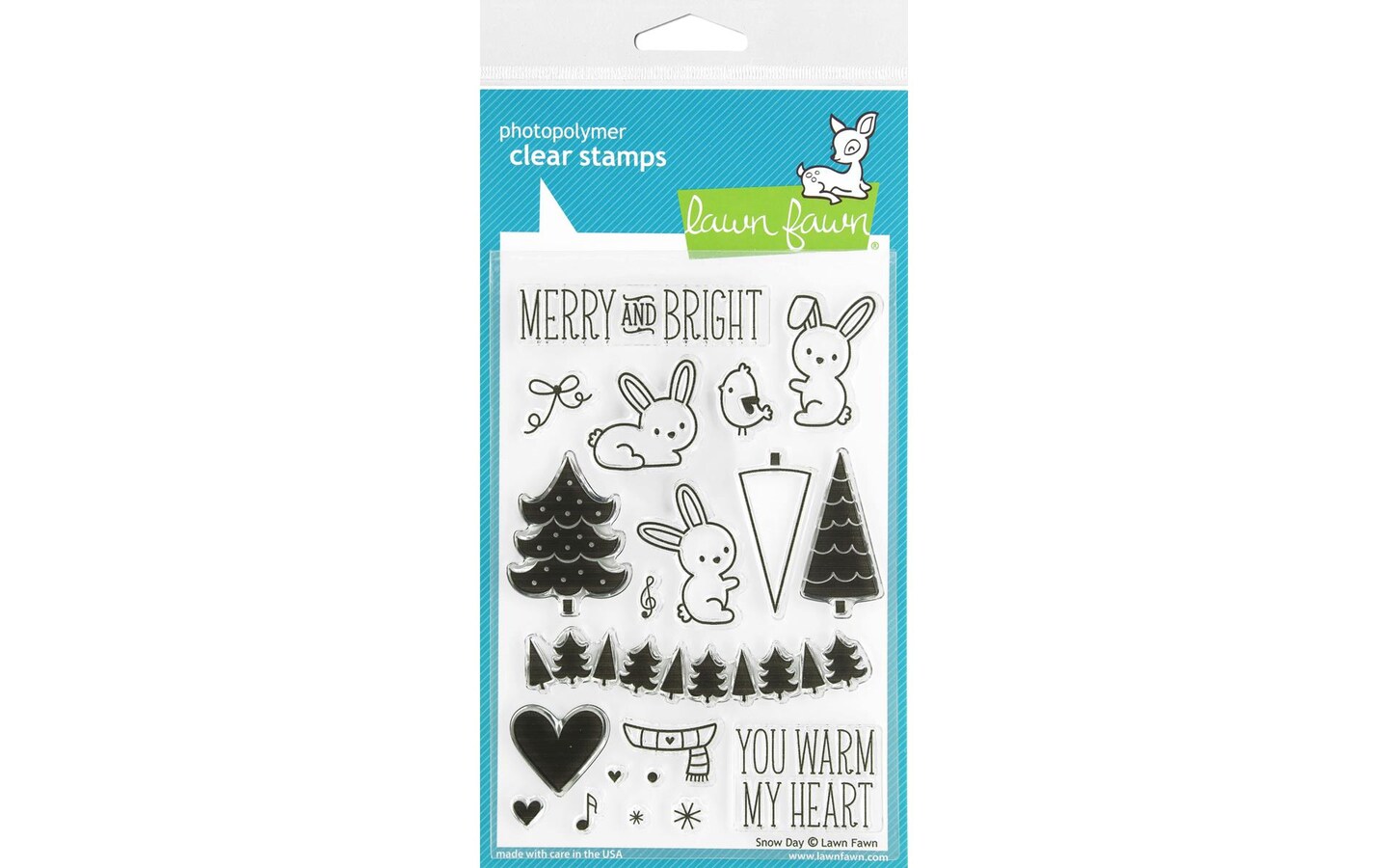 Lawn Fawn - Clear Stamps - All My Heart