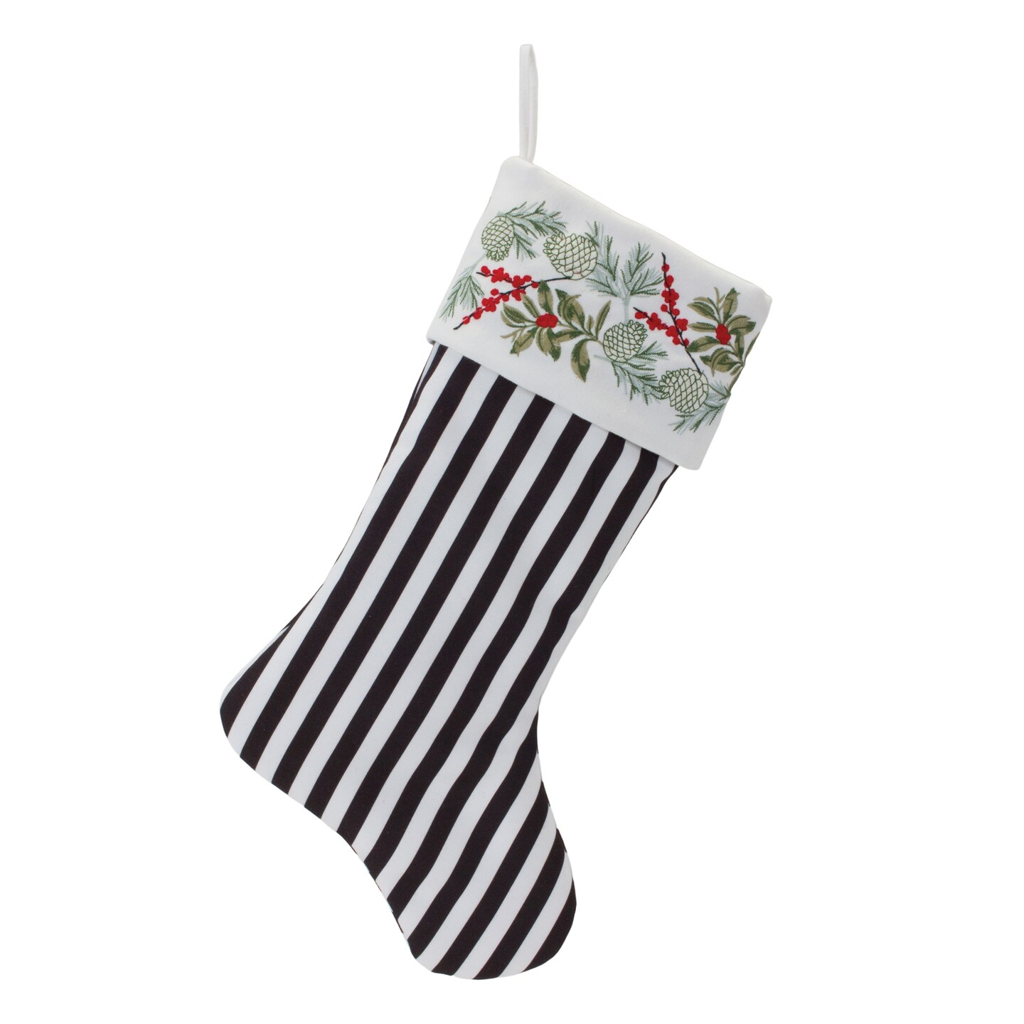 Melrose Pack of 3 Striped Christmas Stockings 19&#x22;